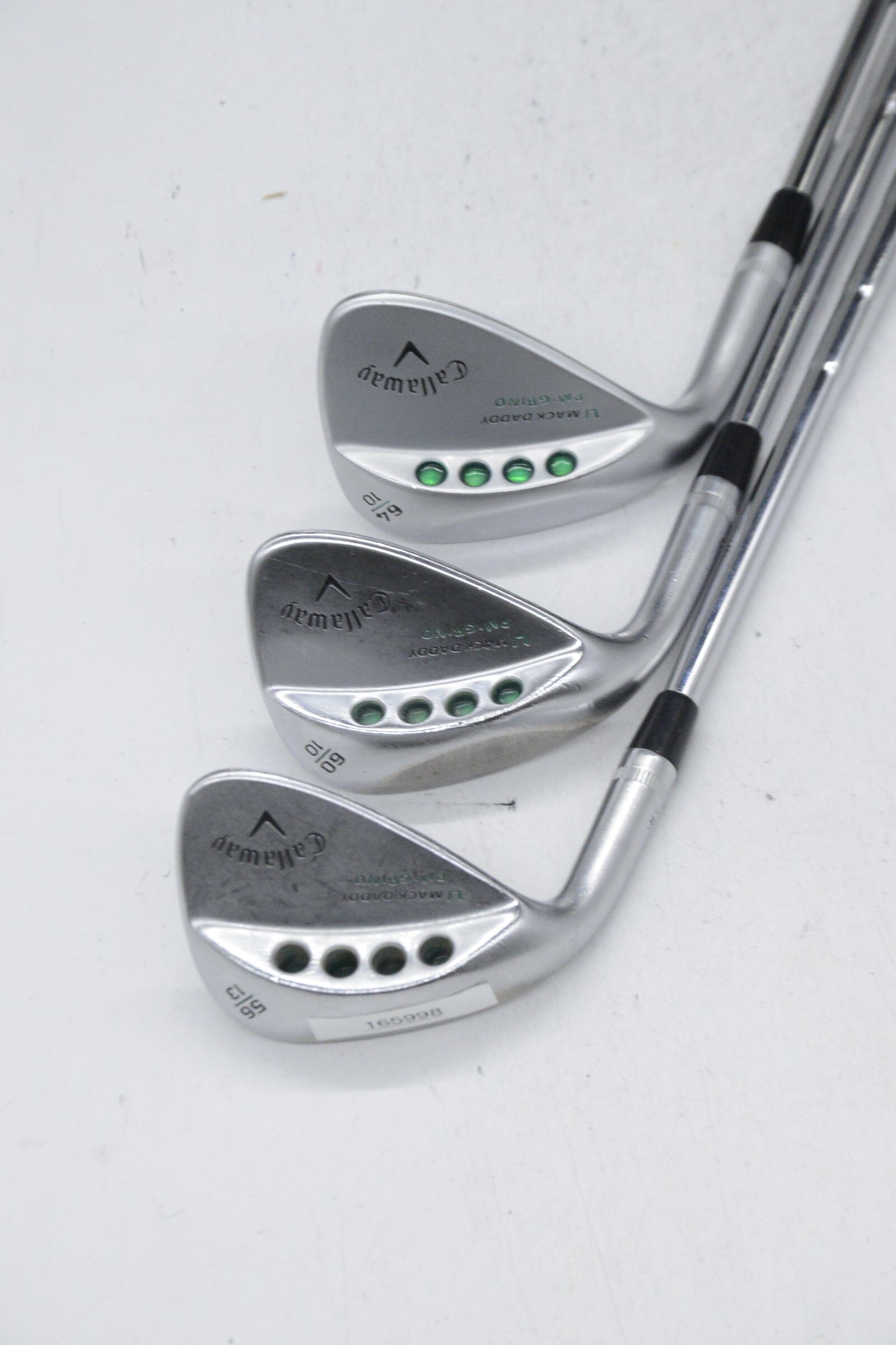 Lefty Callaway Mack Daddy PM Grind 56, 60, 64 Degree Wedge Set Wedge Flex Golf Clubs GolfRoots 