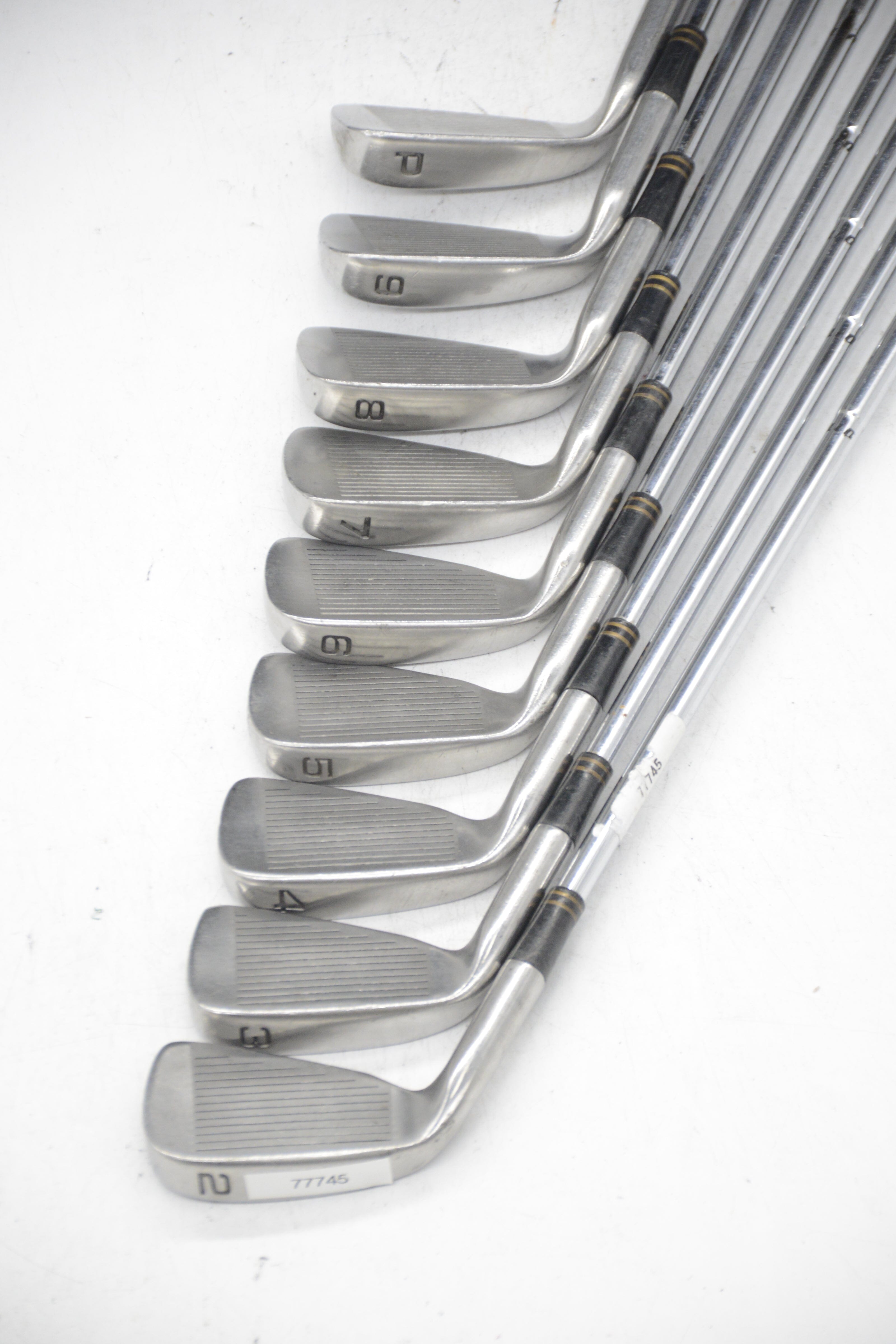 Henry Griffitts Stainless 2-PW Iron Set R Flex +0.5" Golf Clubs GolfRoots 