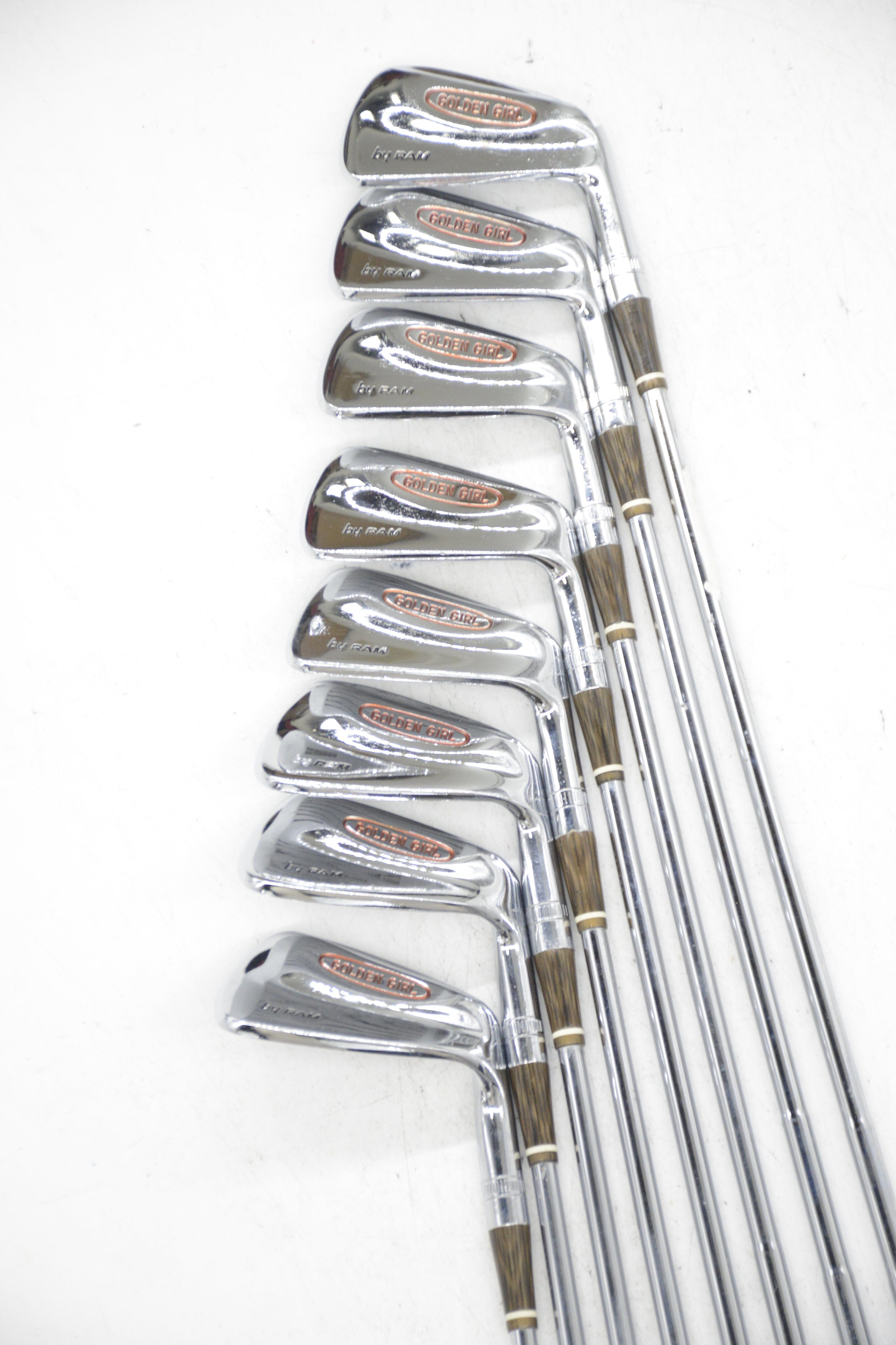 Women's Ram Golden Girl 3-PW Iron Set W Flex -0.5" Golf Clubs GolfRoots 