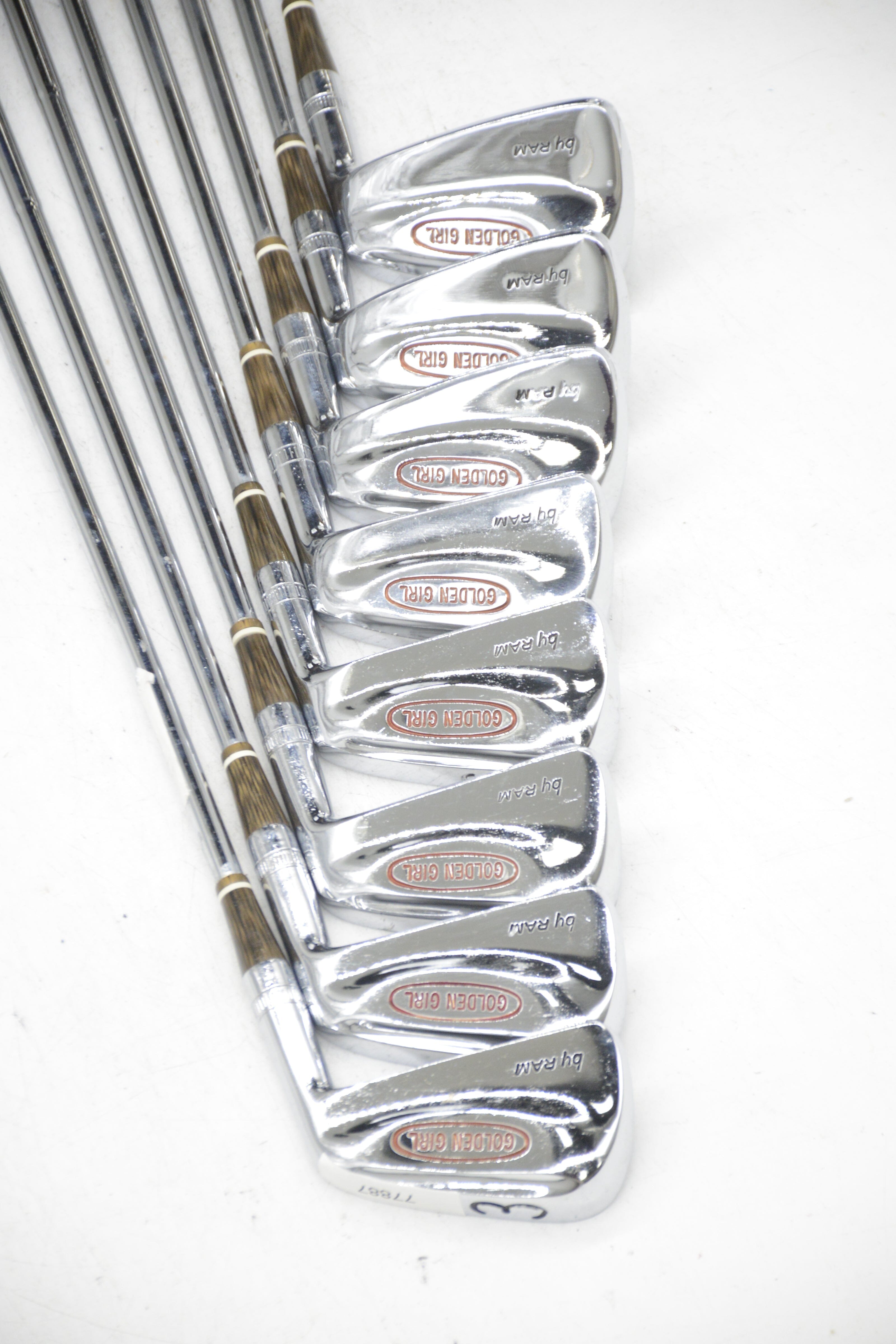 Women's Ram Golden Girl 3-PW Iron Set W Flex -0.5" Golf Clubs GolfRoots 