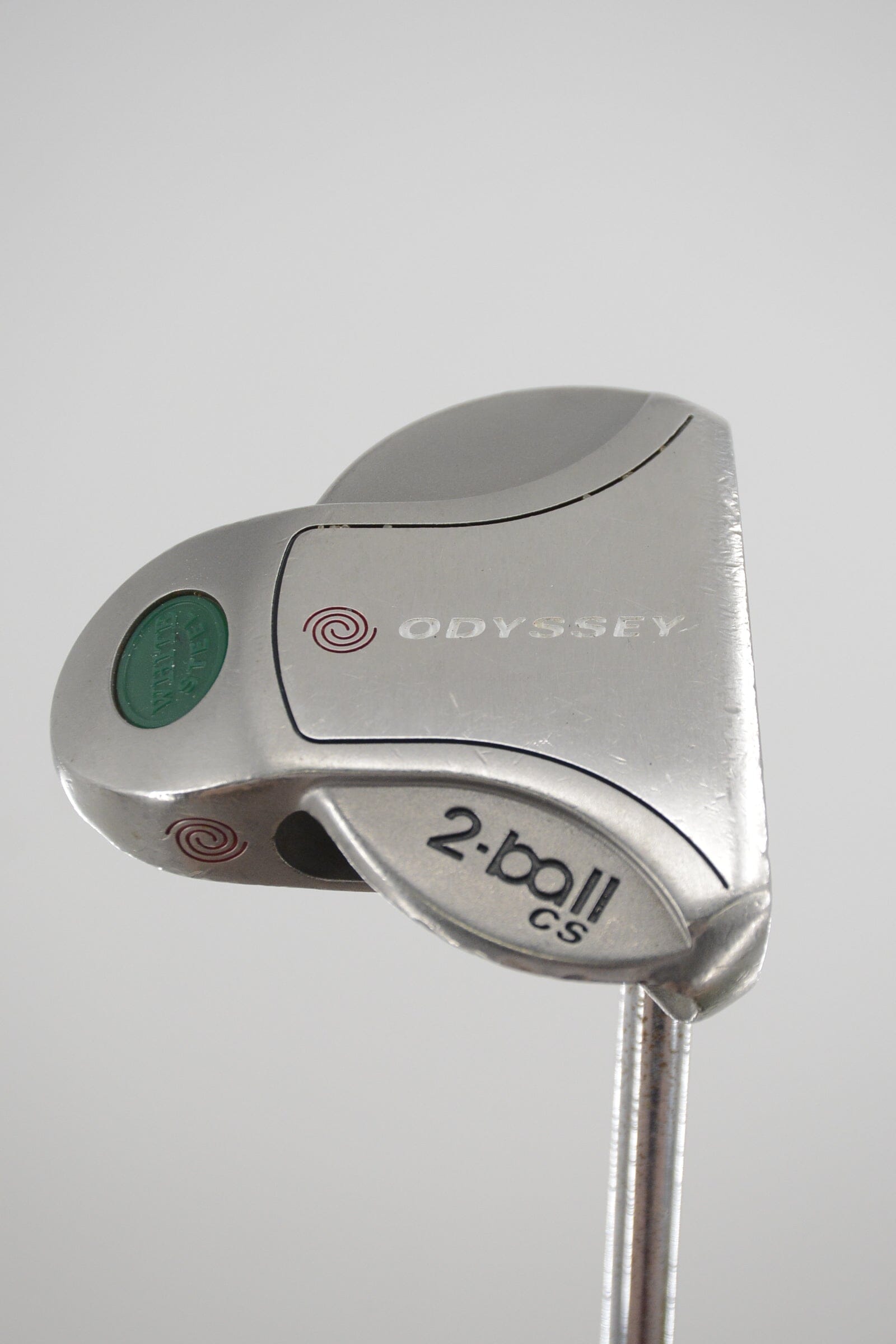 Odyssey White Steel 2-Ball Center Shaft Putter 35" Golf Clubs GolfRoots 