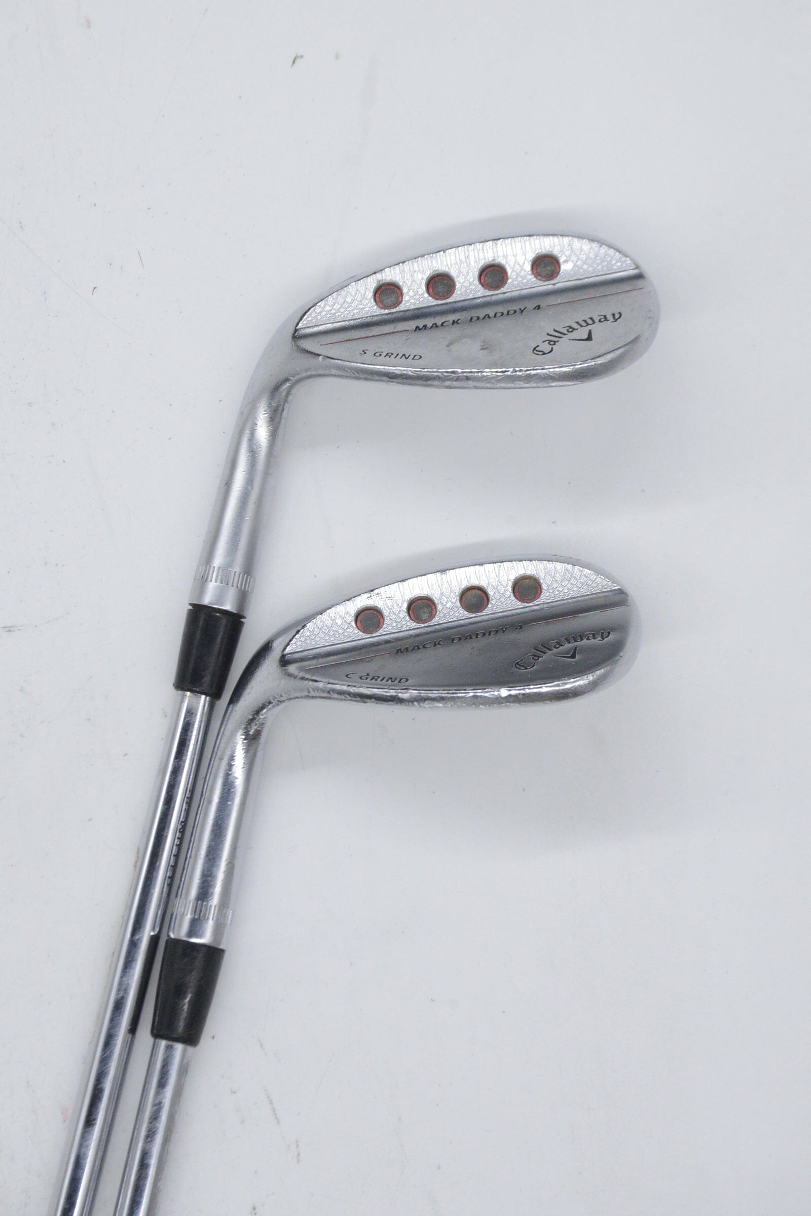 Lefty Callaway Mack Daddy 4 Chrome 54 & 58 Degree Wedge Set S Flex Golf Clubs GolfRoots 