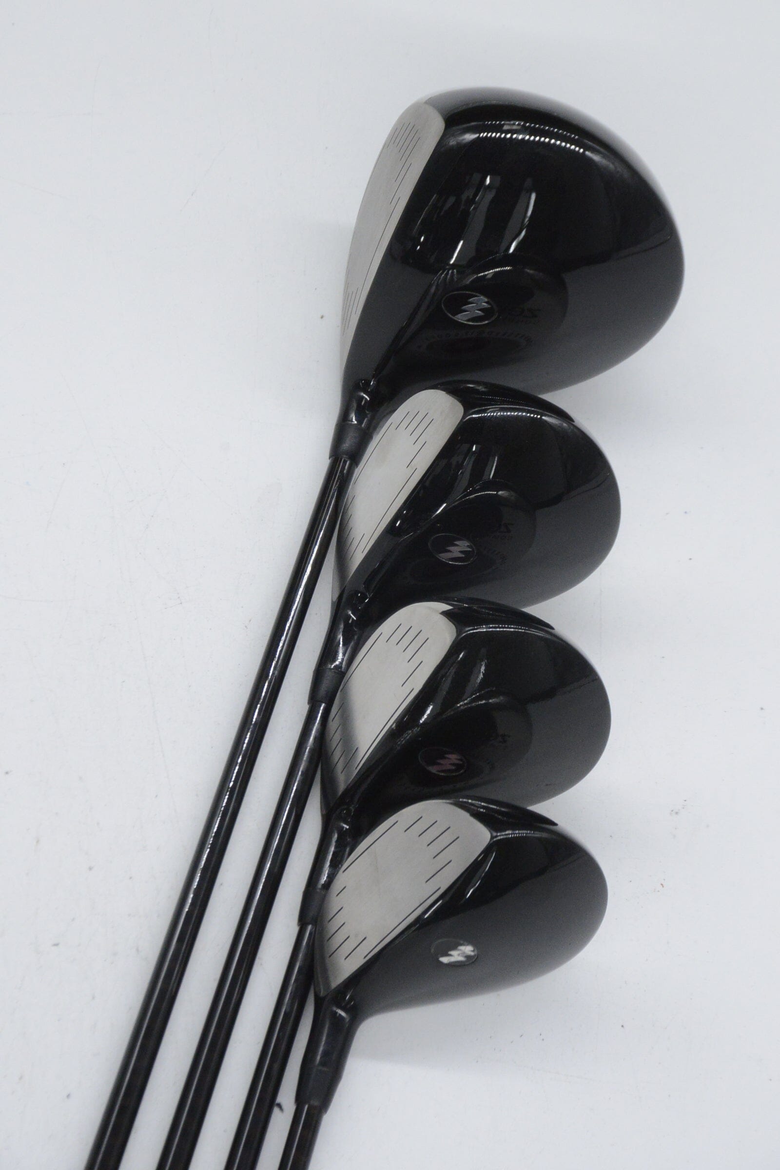 Zevo Compressor D, 3W, 5W, 7W Wood Set S Flex Golf Clubs GolfRoots 