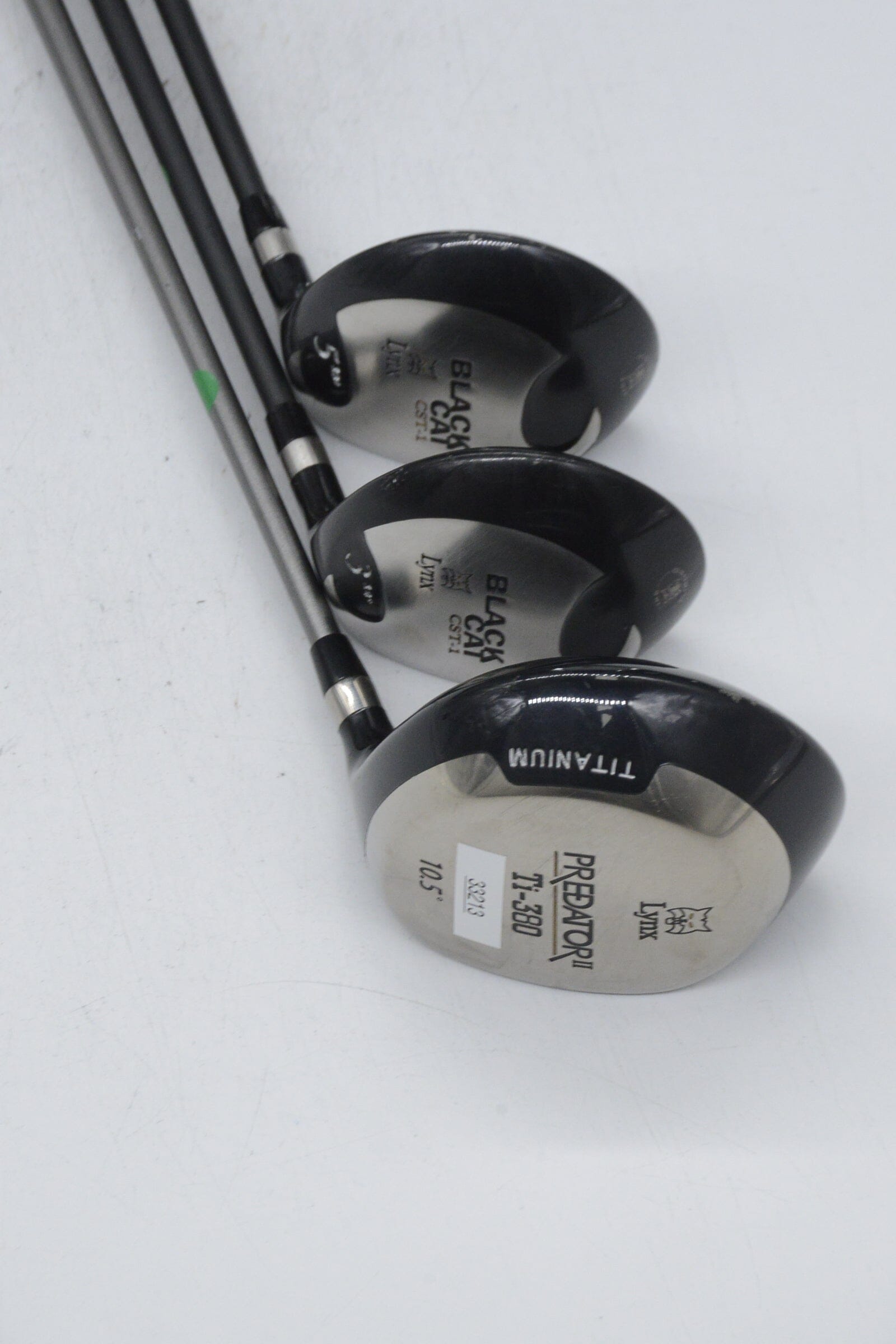 Lynx Black Cat D, 3W, 5W Wood Set S Flex Golf Clubs GolfRoots 