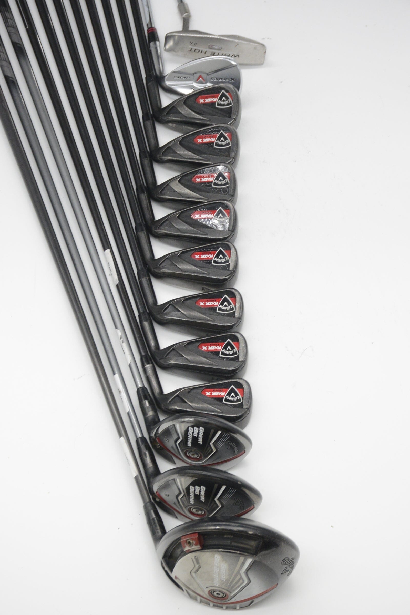 Callaway RAZR X Black Mixed Full Set R Flex -0.5" Golf Clubs GolfRoots 