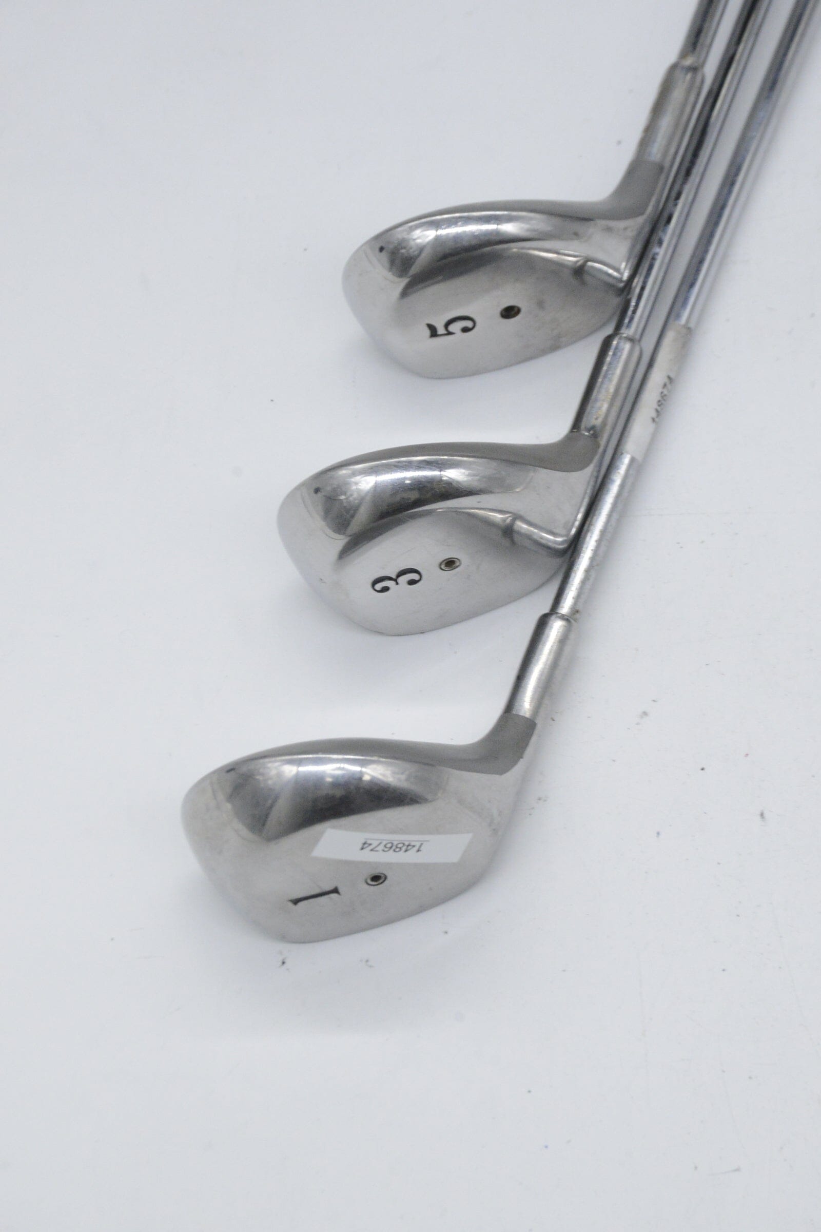 Lefty Silver D, 3W, 5W Wood Set S Flex Golf Clubs GolfRoots 