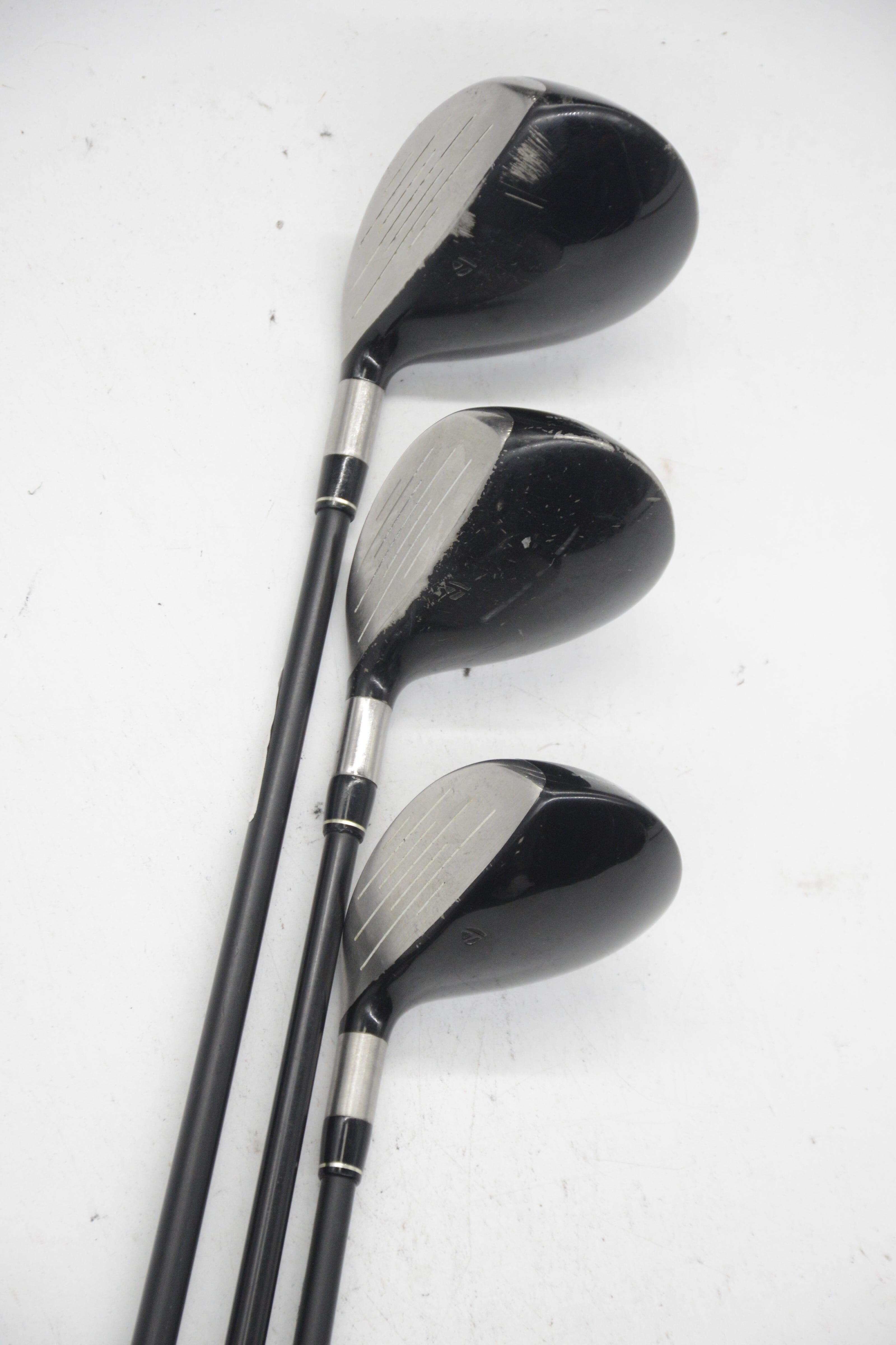 TaylorMade V Steel 3W, 5W, 7W Wood Set R Flex Golf Clubs GolfRoots 