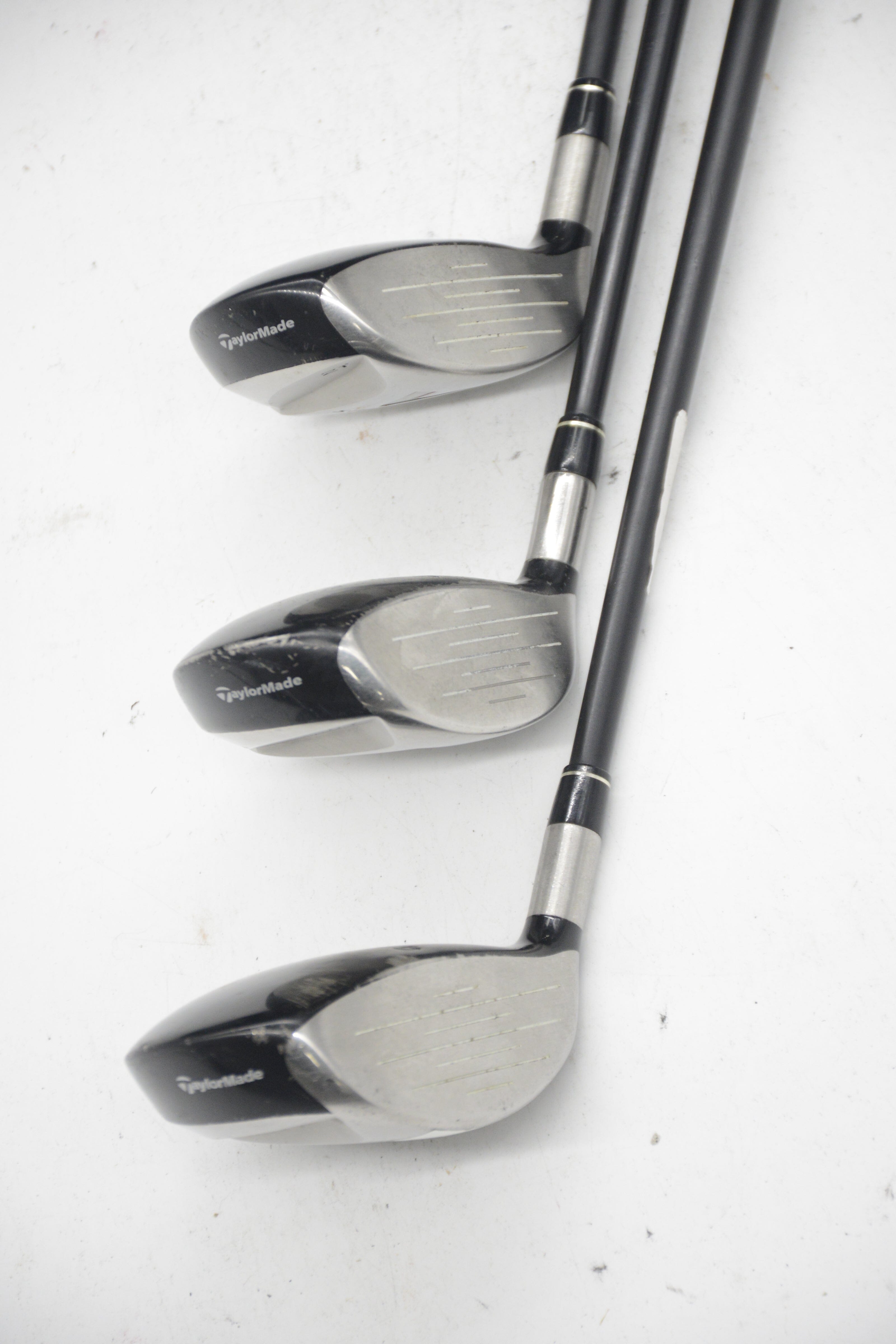 TaylorMade V Steel 3W, 5W, 7W Wood Set R Flex Golf Clubs GolfRoots 