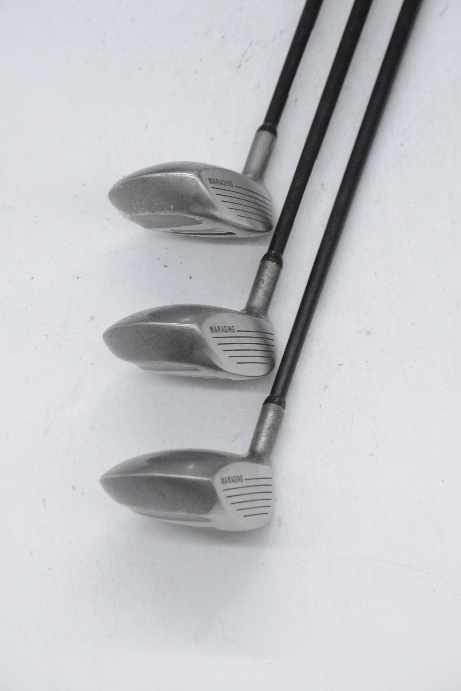 Omega 2000 Power Metal 3W, 5W, 7W Wood Set R Flex Golf Clubs GolfRoots 