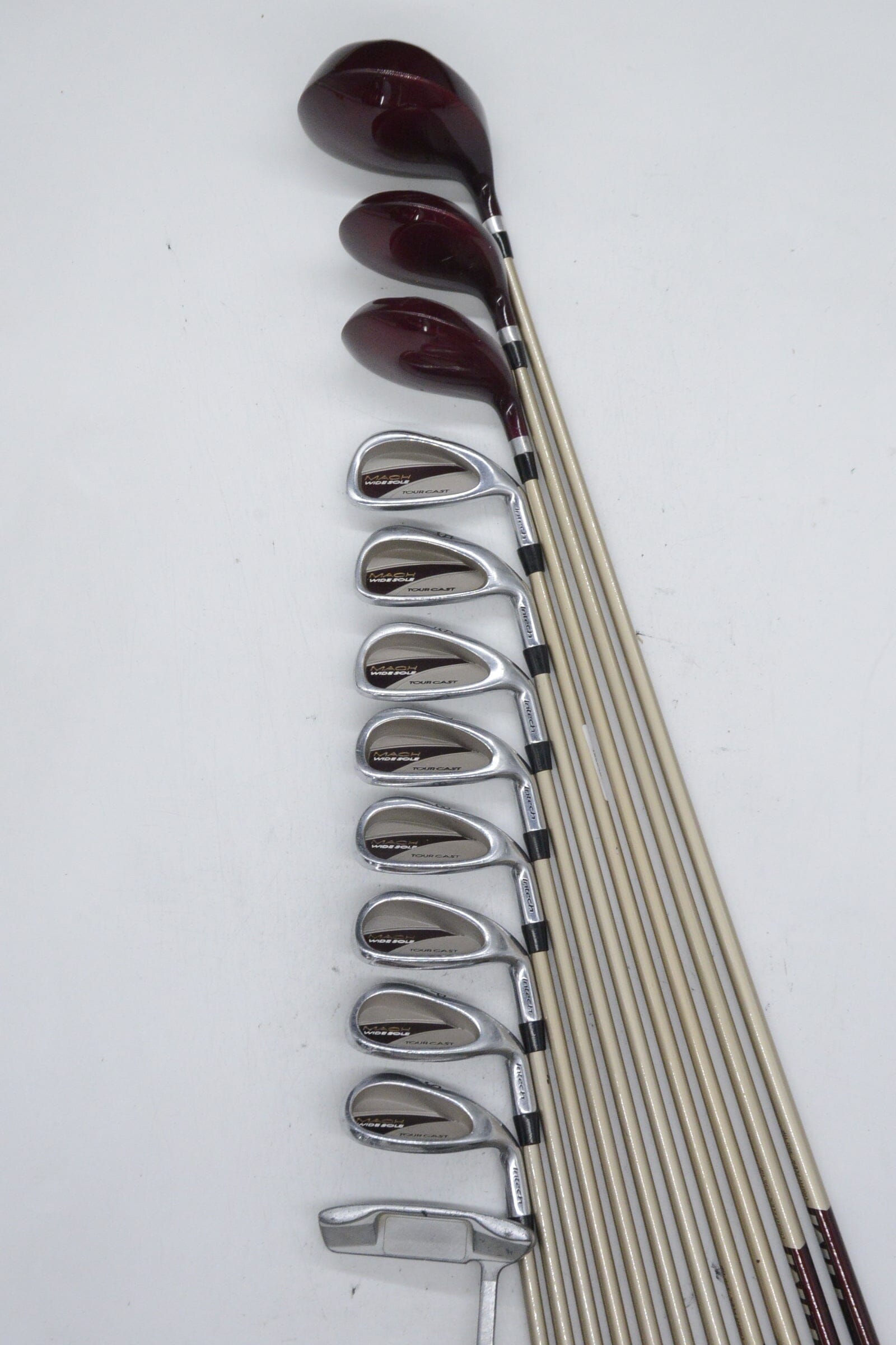 Intech Mach Widesole Mixed Full Set SR Flex -1" Golf Clubs GolfRoots 