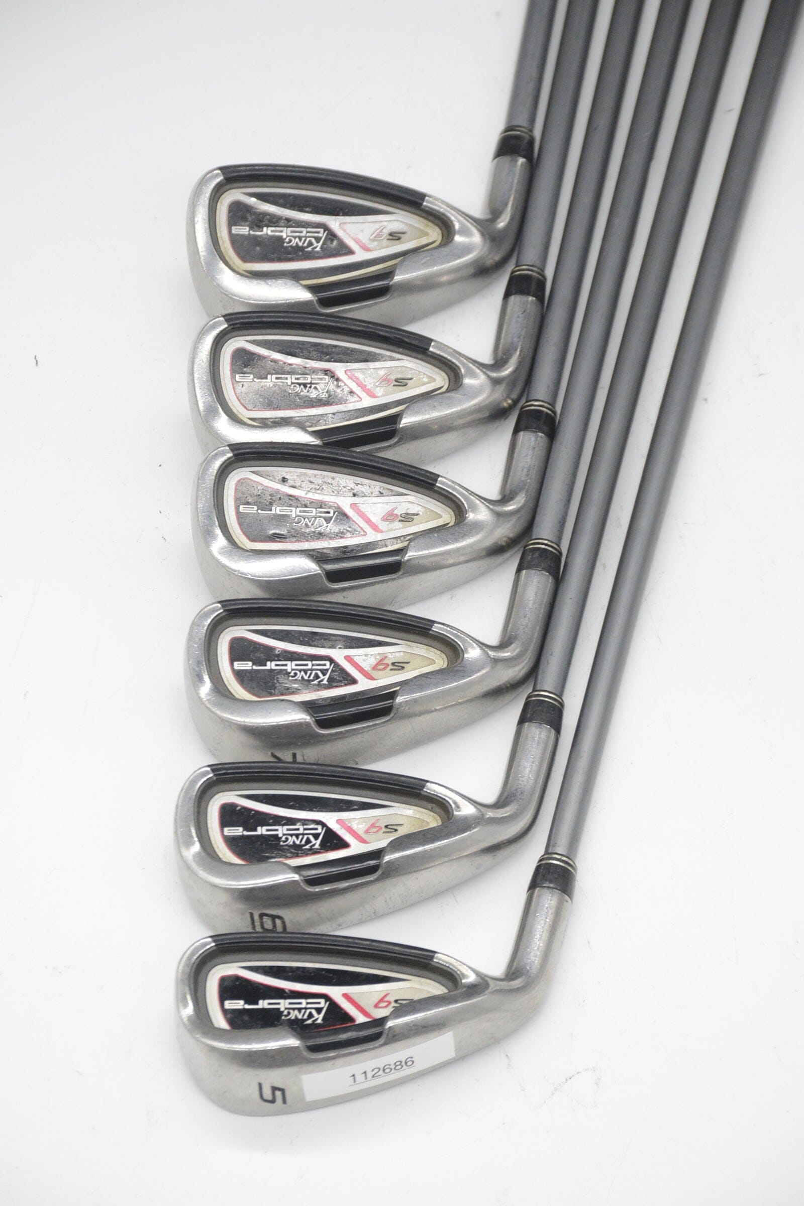 Lefty Cobra S9 5-PW Iron Set R Flex -0.5" Golf Clubs GolfRoots 