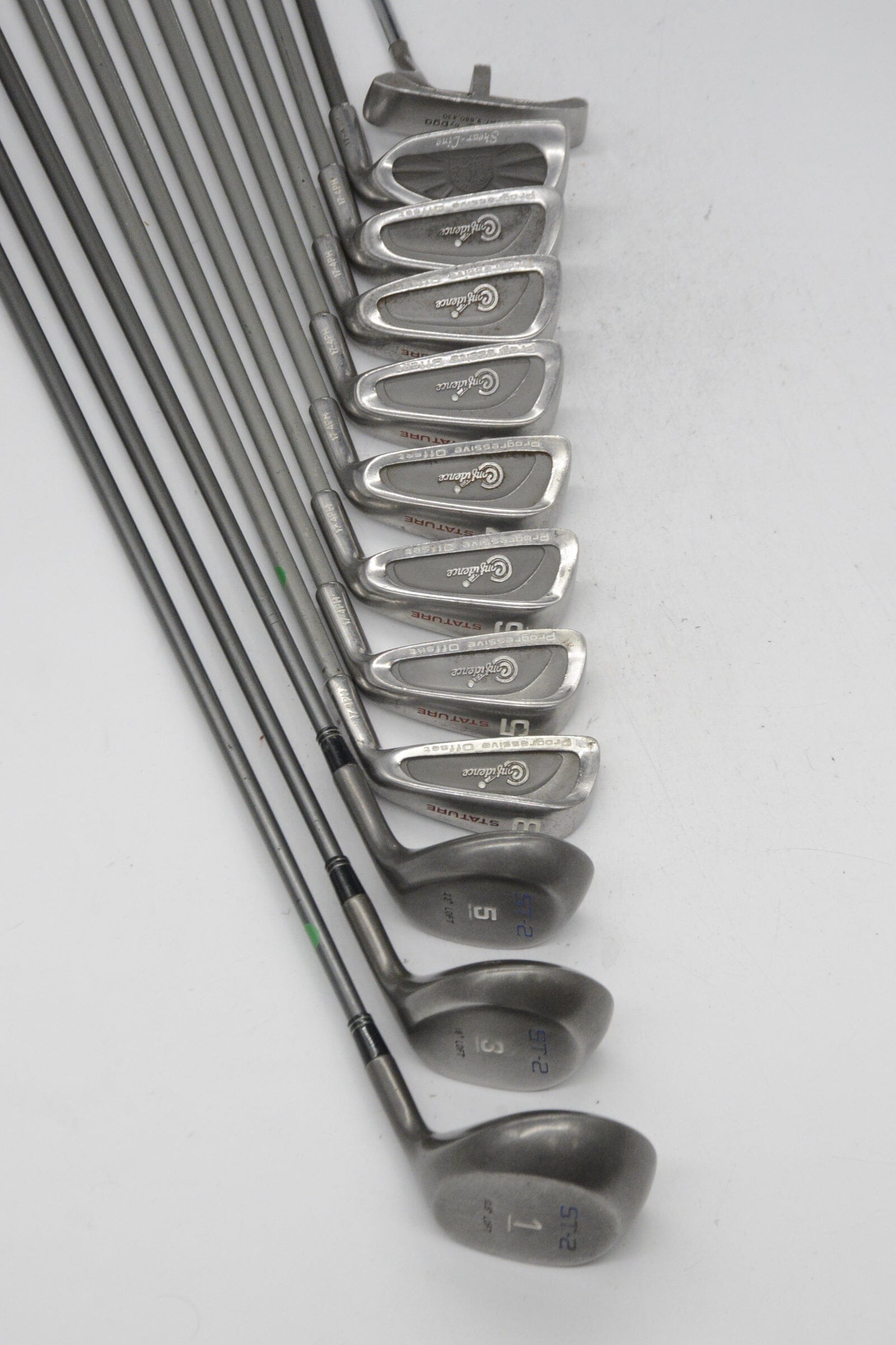 Confidence Progressive Offset Mixed Full Set SR Flex -1" Golf Clubs GolfRoots 