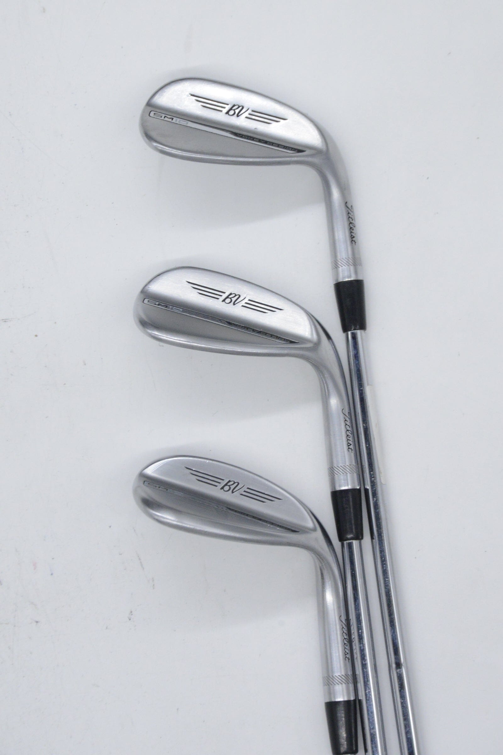 Titleist Vokey SM10 Tour Chrome 50, 56, 60 Degree Wedge Set Wedge Flex Golf Clubs GolfRoots 