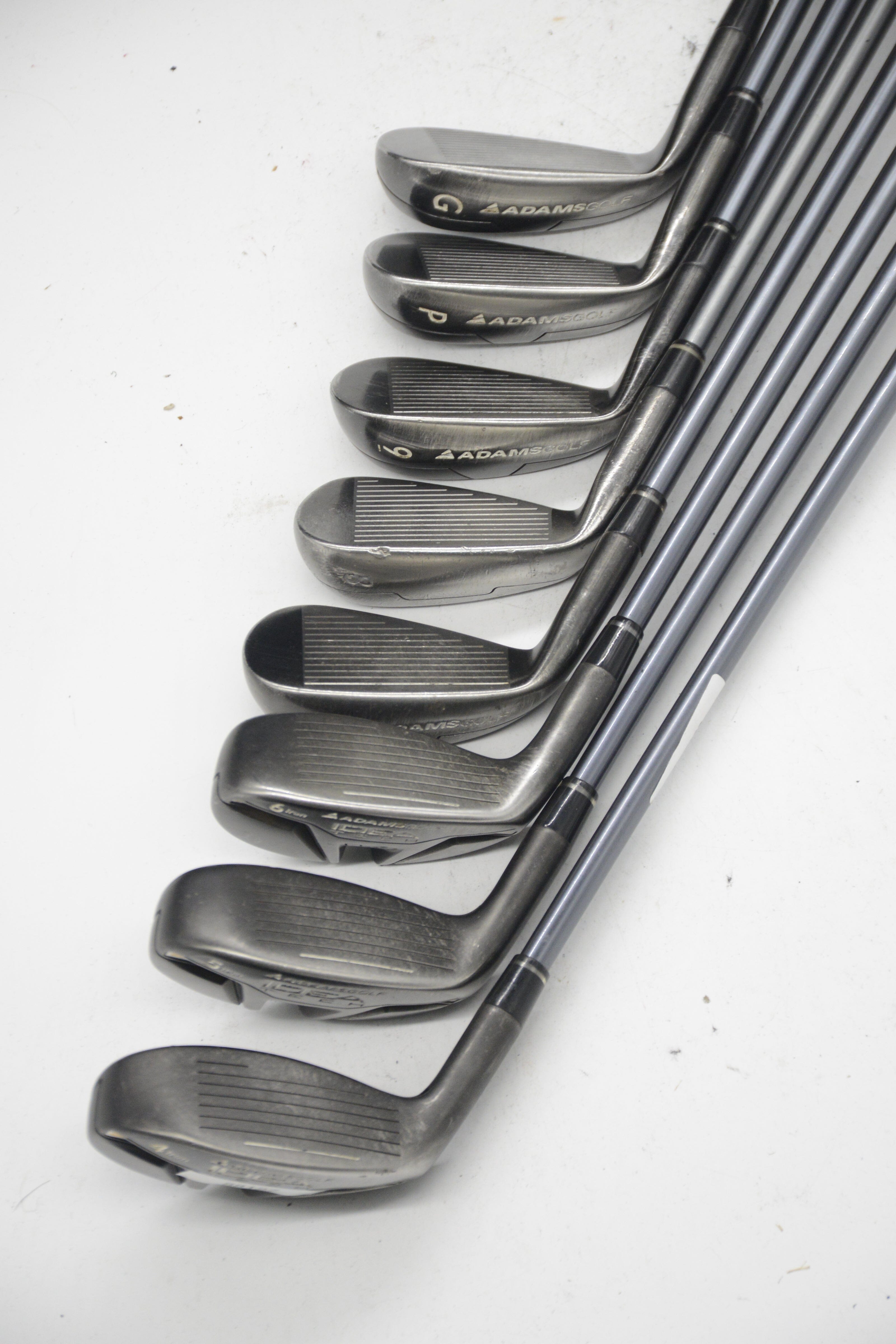 Adams Idea Tech V3 Hybrid 4-GW Iron Set R Flex -1.75" Golf Clubs GolfRoots 