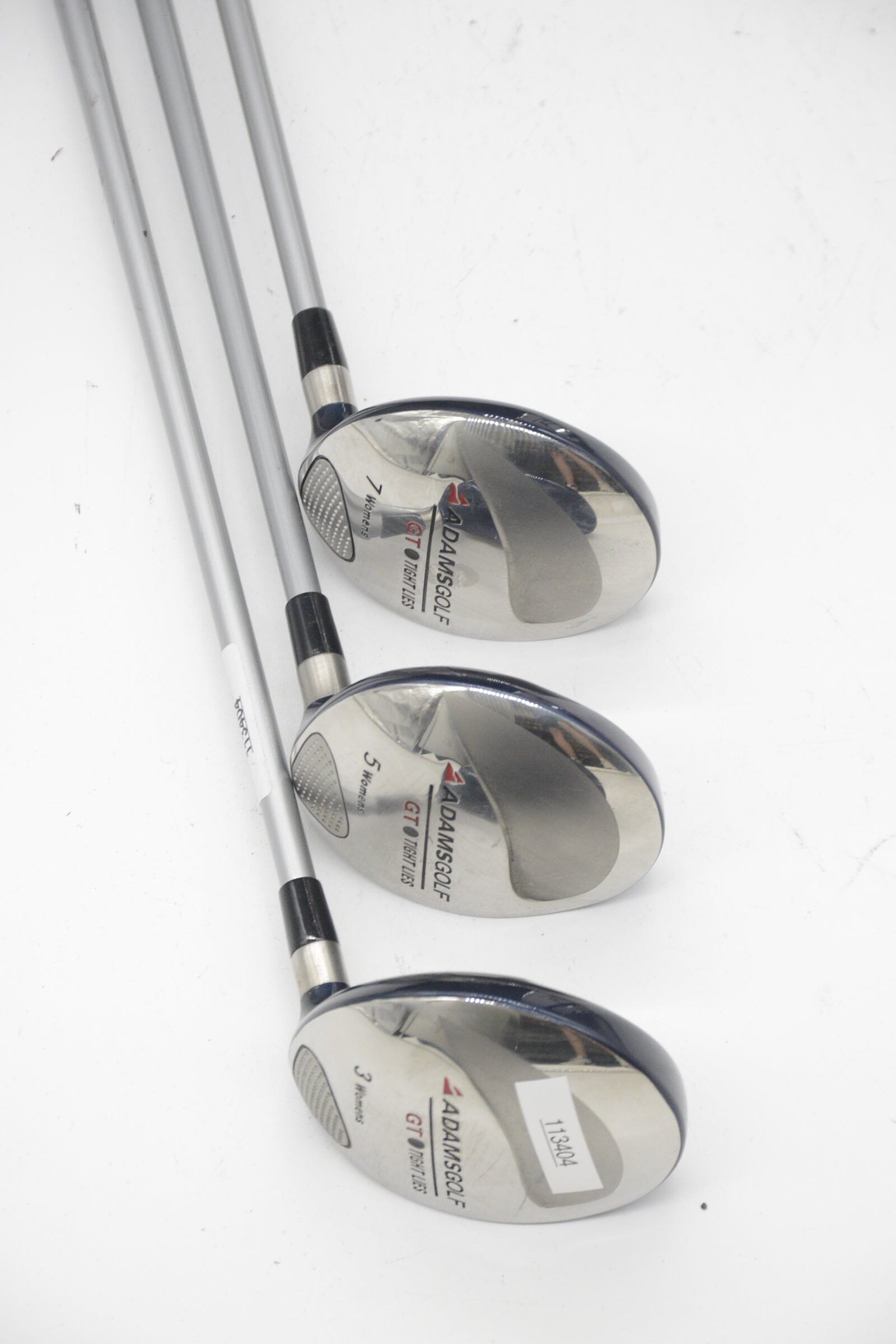 Women's Adams Tight Lies GT Offset 3W, 5W, 7W Wood Set W Flex Golf Clubs GolfRoots 