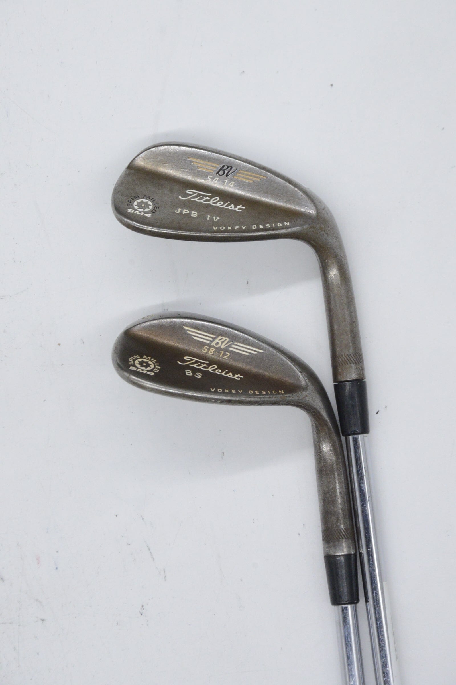 Titleist Vokey SM4 Tour Chrome 54 & 58 Degree Wedge Set S Flex Golf Clubs GolfRoots 