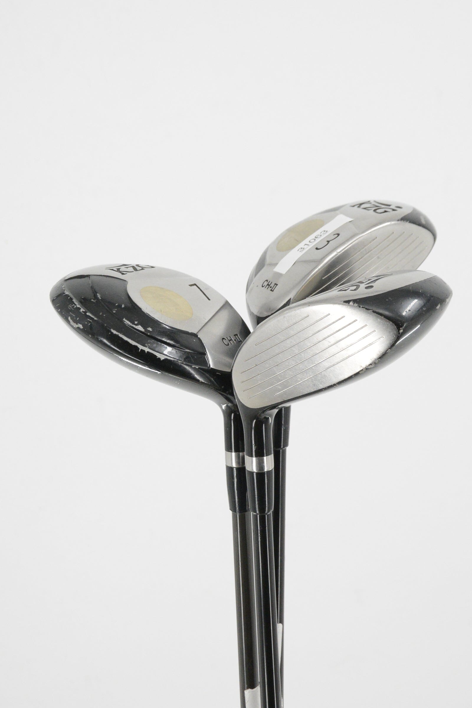KZG CH II 3W, 5W, 7W Wood Set R Flex Golf Clubs GolfRoots 