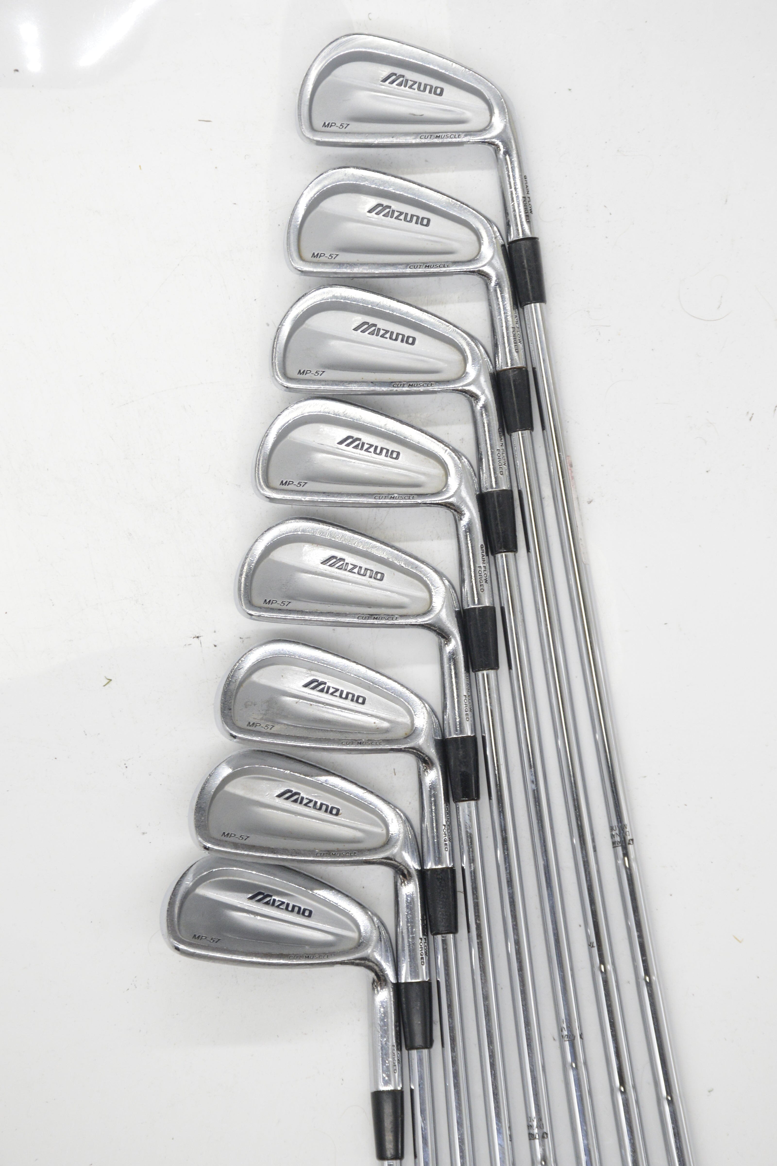 Mizuno MP-57 3-PW Iron Set S Flex Std Length Golf Clubs GolfRoots 