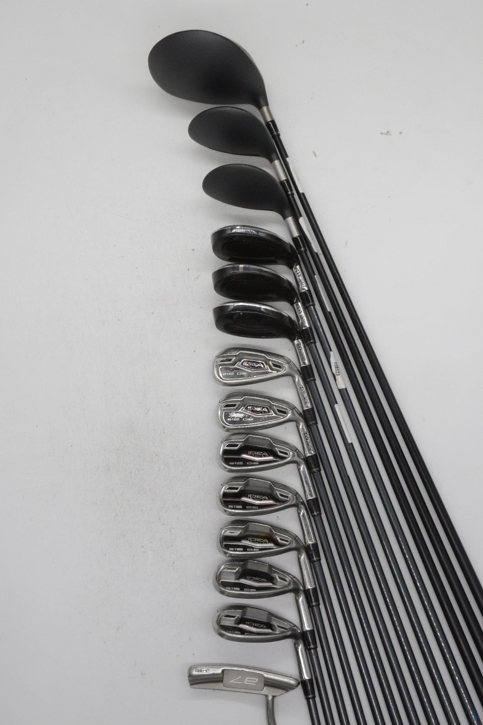 *Dented* Adams Idea A12Os Mixed Full Set SR Flex -0.25" Golf Clubs GolfRoots 