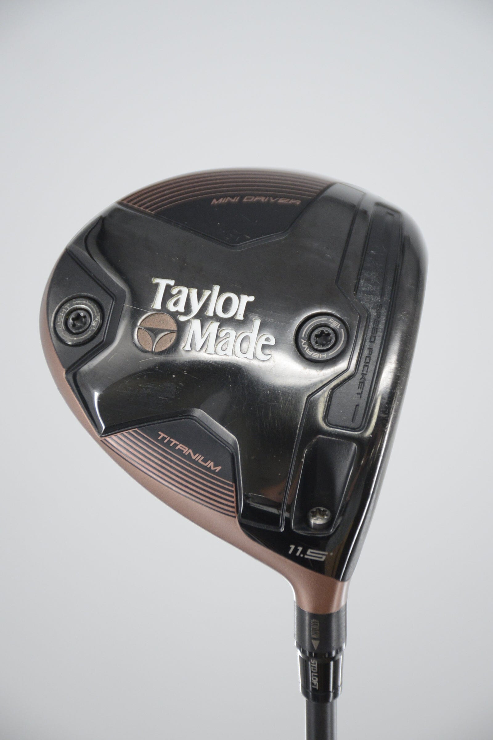 TaylorMade BRNR Mini Copper 11.5 Degree Driver S Flex 43" Golf Clubs GolfRoots 
