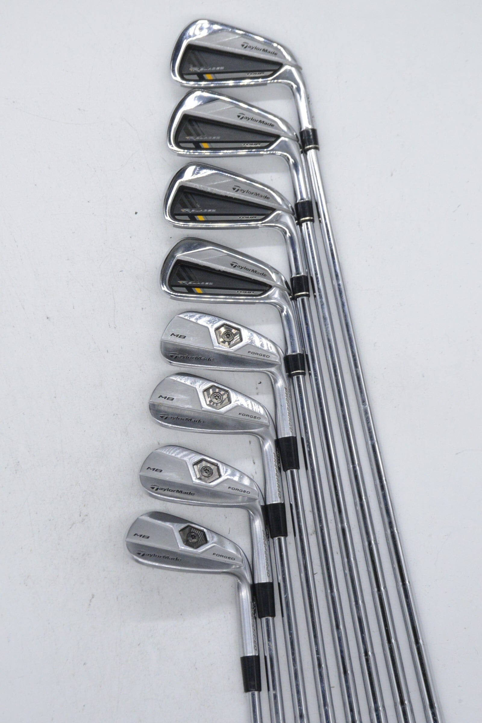 TaylorMade Rocketbladez Tour / Tour Preferred MB 3-PW Iron Set S Flex -0.25" Golf Clubs GolfRoots 