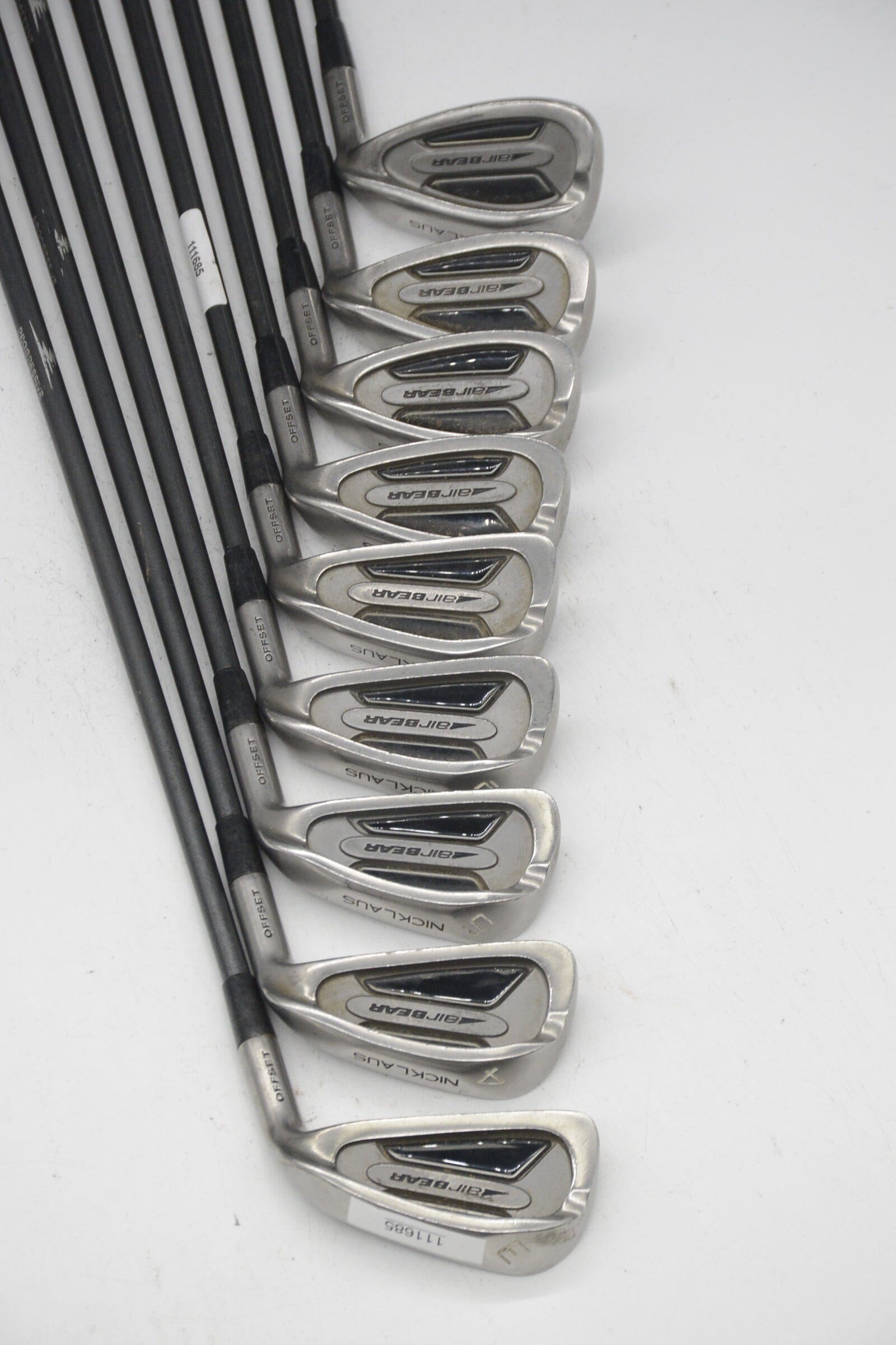Nicklaus Air Bear Offset 3-PW, LW Iron Set R Flex Std Length Golf Clubs GolfRoots 