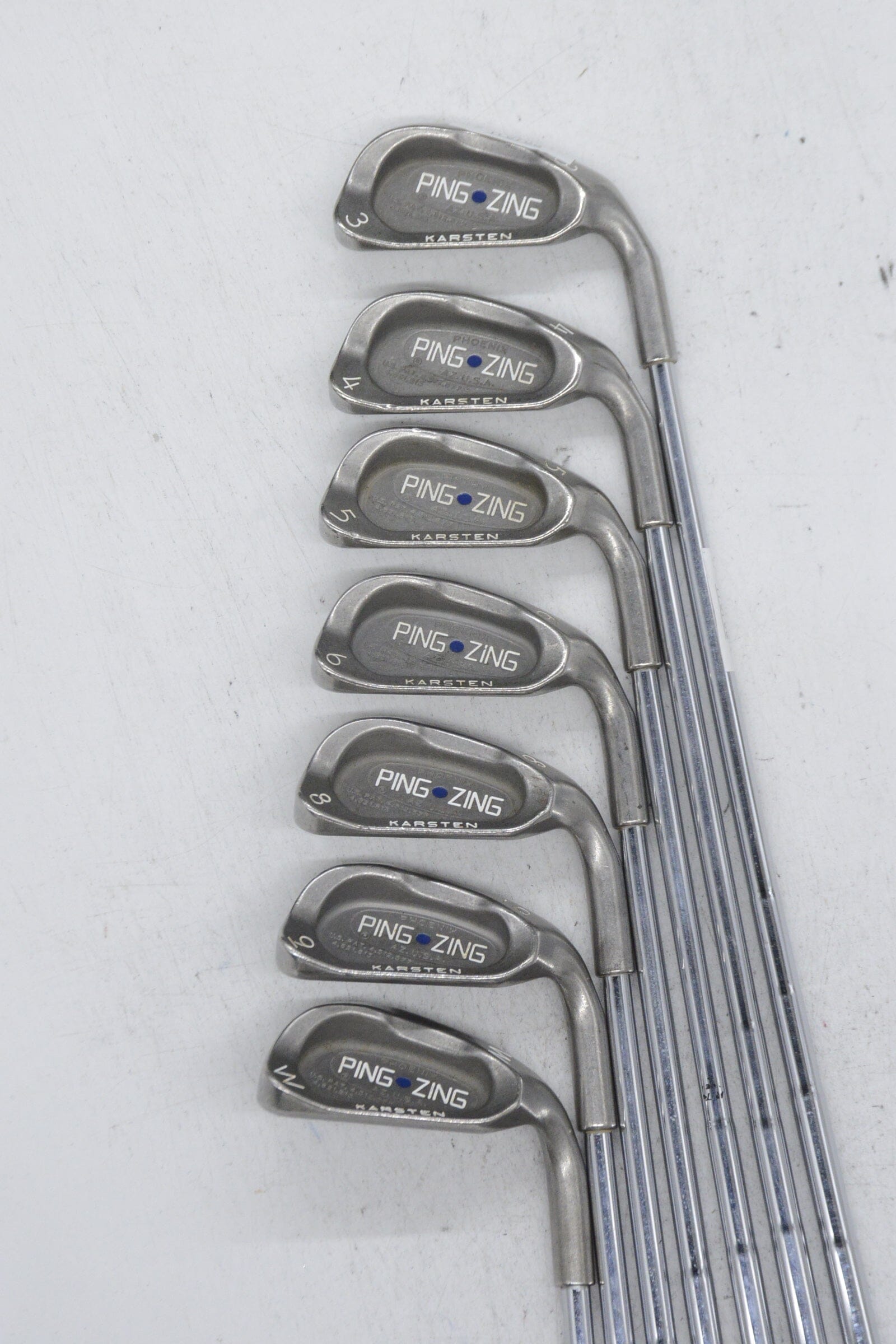 Ping Zing 3-6, 8-PW Iron Set S Flex Std Length Golf Clubs GolfRoots 