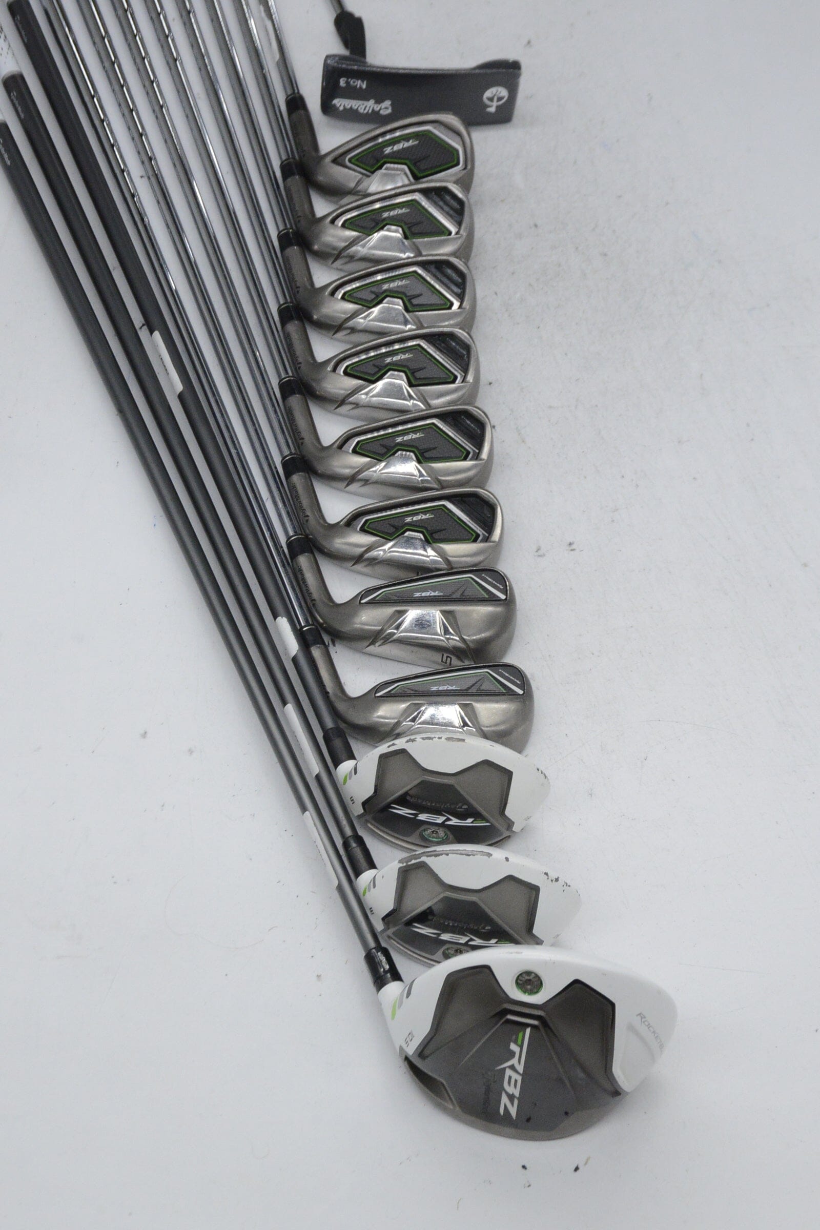 TaylorMade Rocketballz Mixed Full Set R Flex +0.25" Golf Clubs GolfRoots 