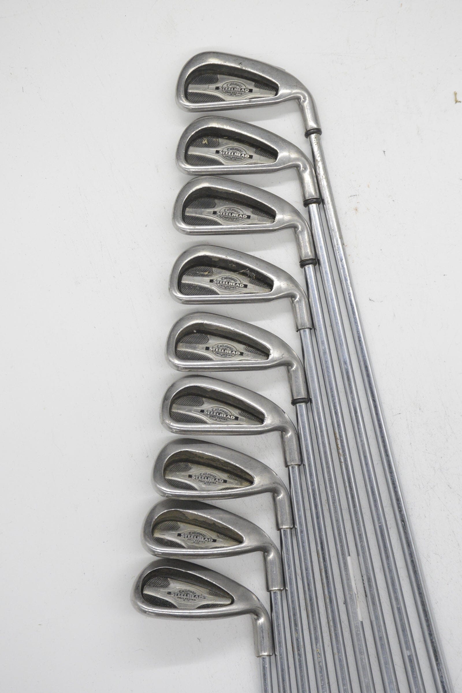 Callaway Steelhead X-14 Pro Series 2-PW Iron Set S Flex Std Length Golf Clubs GolfRoots 