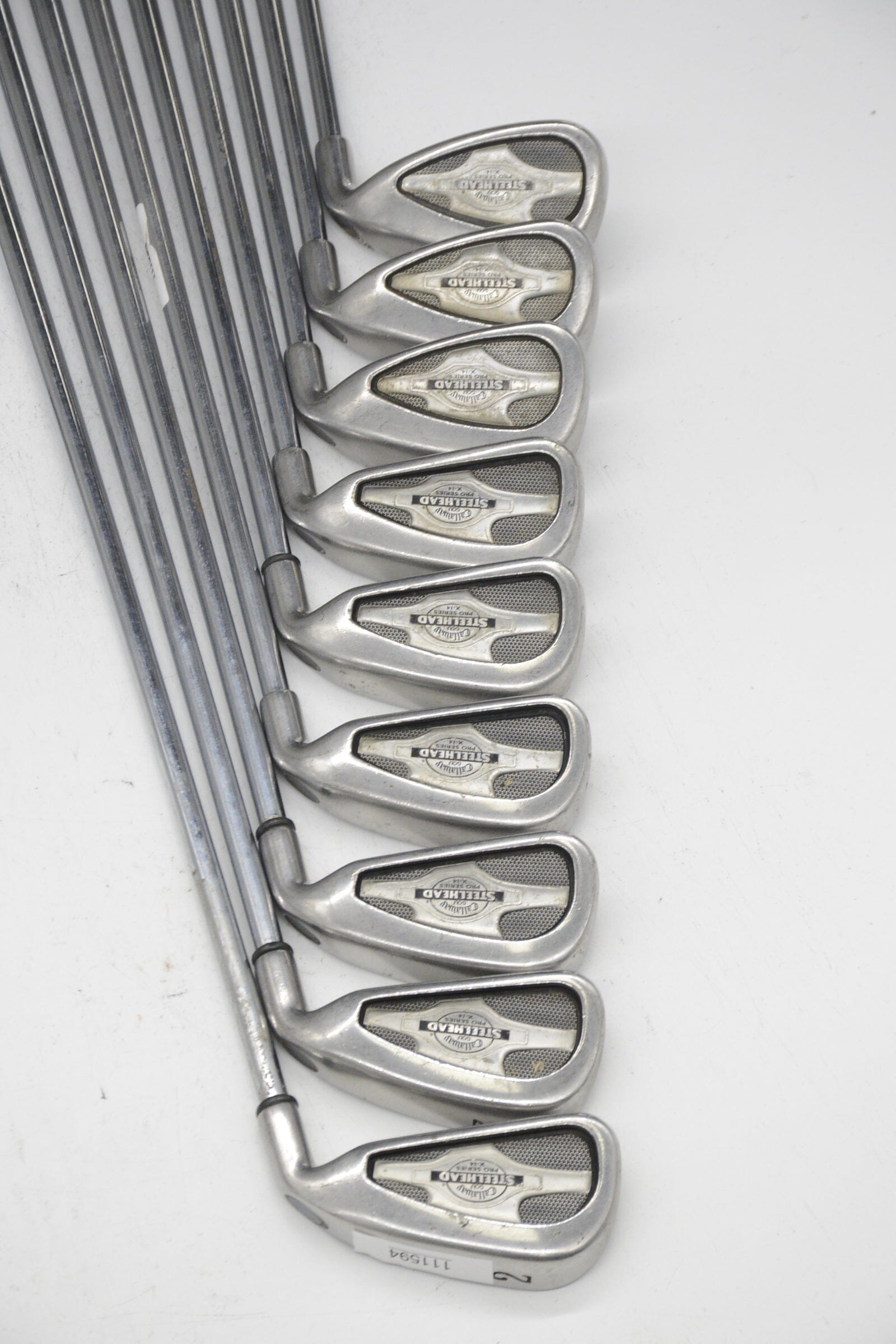 Callaway Steelhead X-14 Pro Series 2-PW Iron Set S Flex Std Length Golf Clubs GolfRoots 