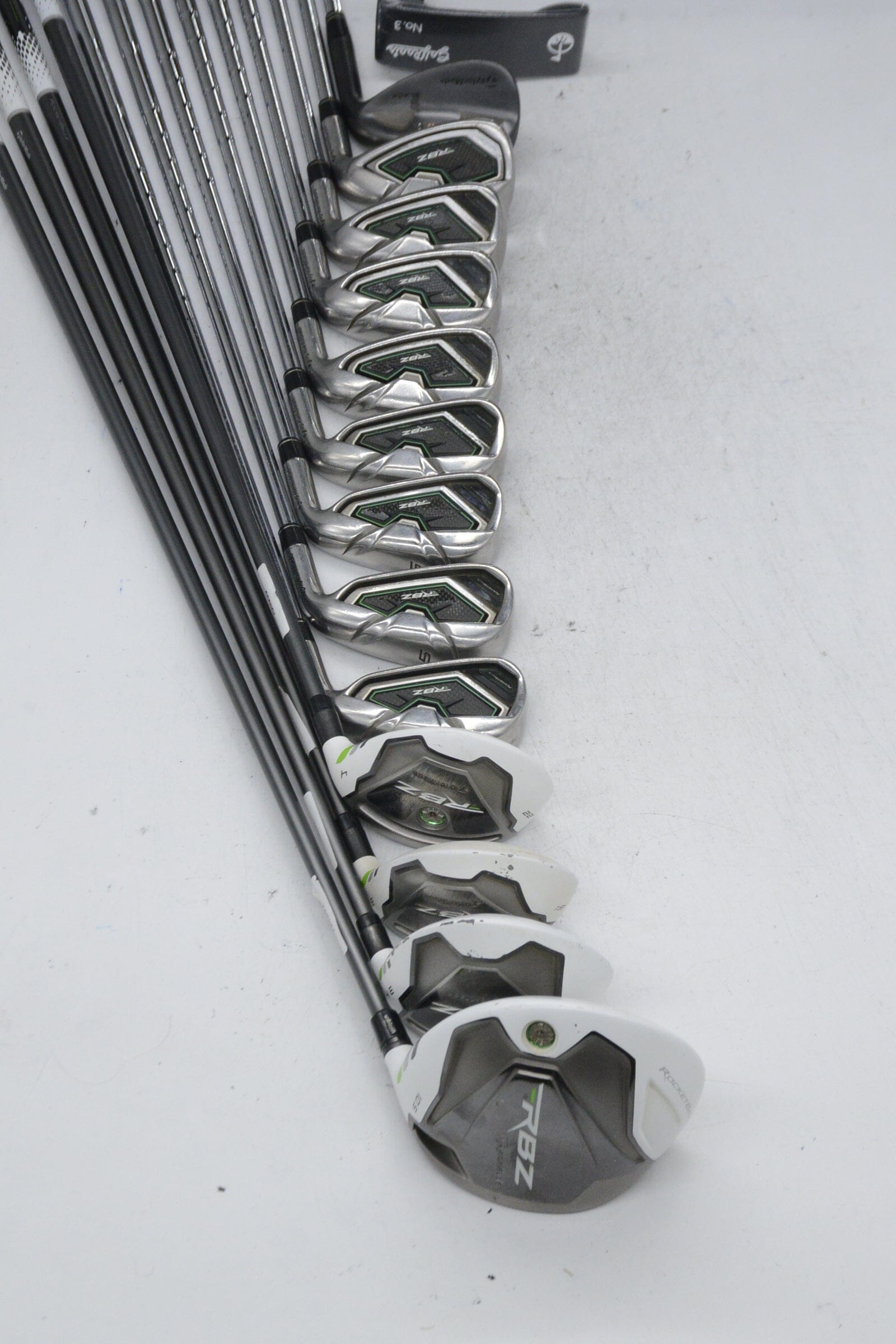 TaylorMade Rocketballz Mixed Full Set R Flex +0.25" Golf Clubs GolfRoots 