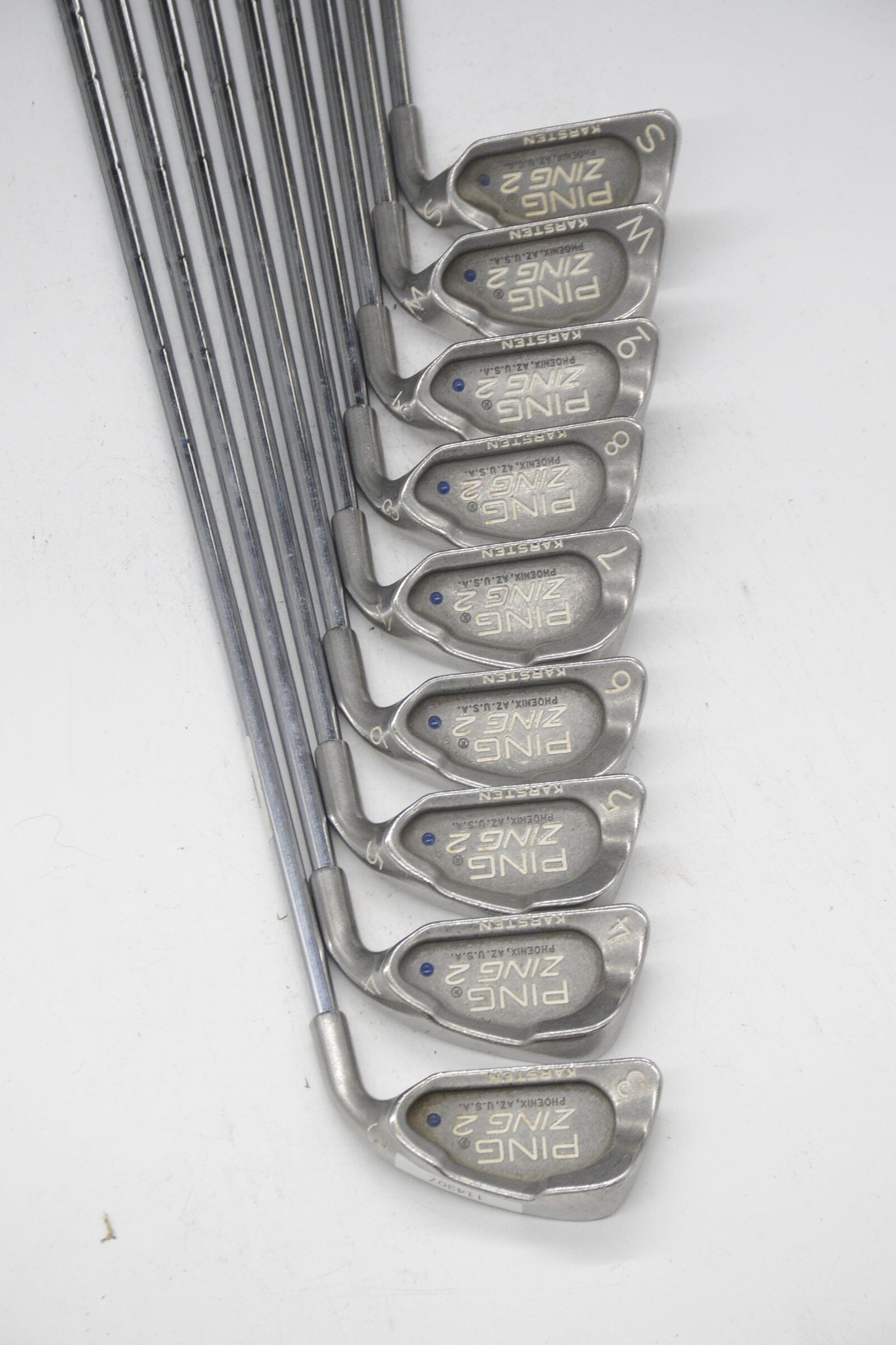 Ping Zing 2 3-PW, SW Iron Set R Flex Std Length Golf Clubs GolfRoots 