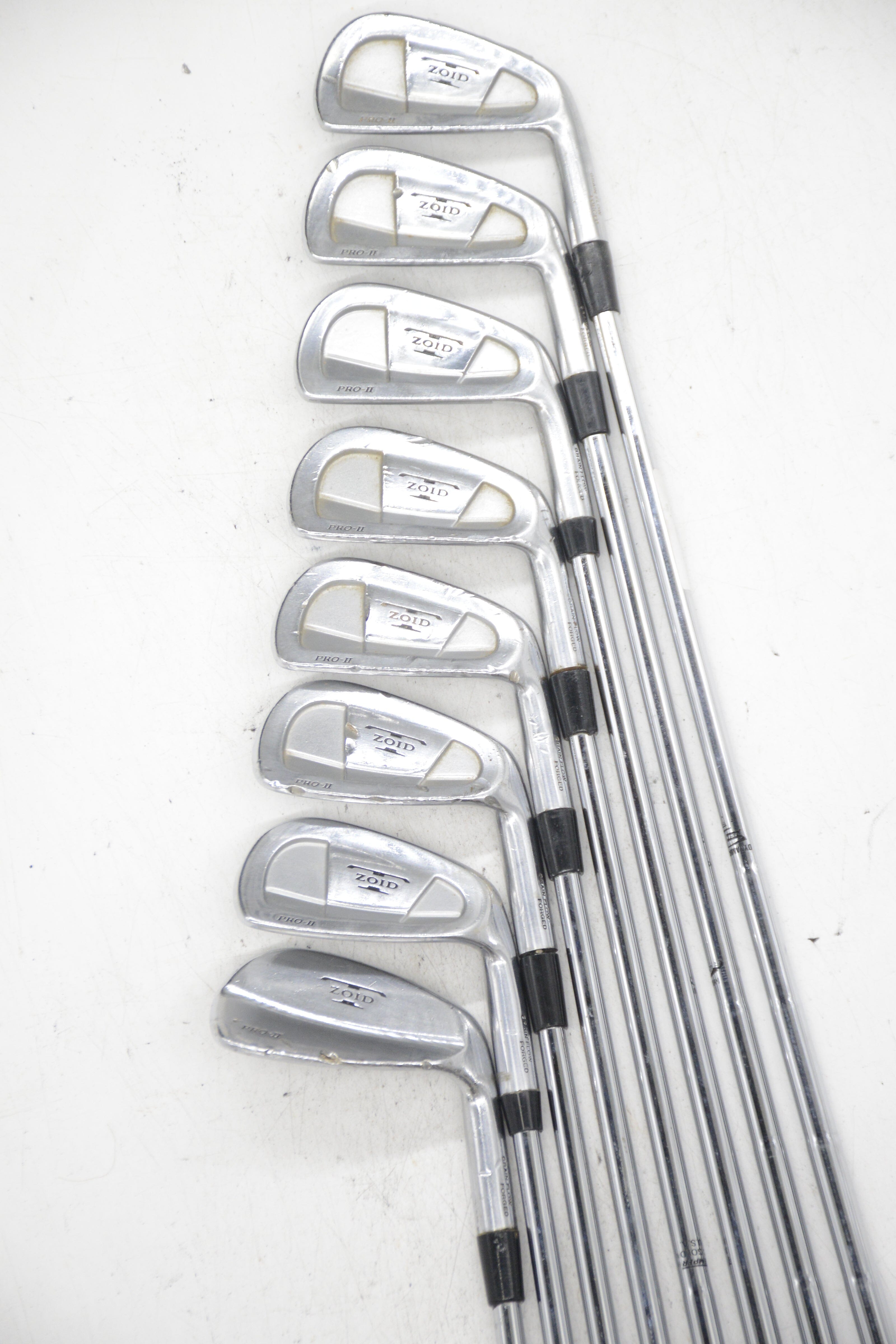 Mizuno T-Zoid Pro II Forged 3-PW Iron Set S Flex Std Length Golf Clubs GolfRoots 