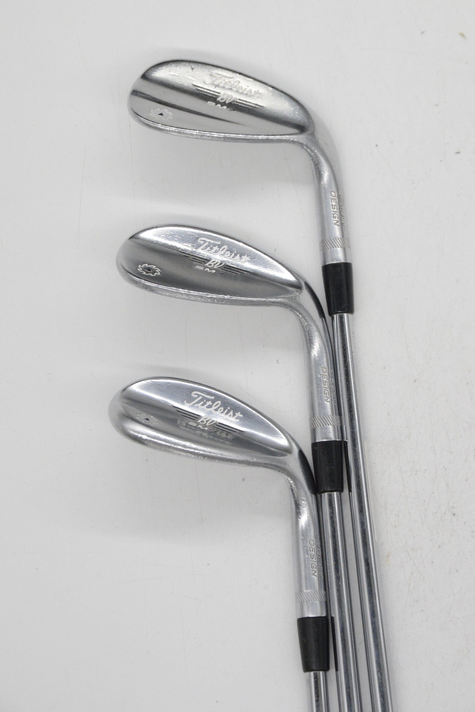 Titleist Vokey SM7 Tour Chrome 52, 56, 60 Degree Wedge Set S Flex Golf Clubs GolfRoots 