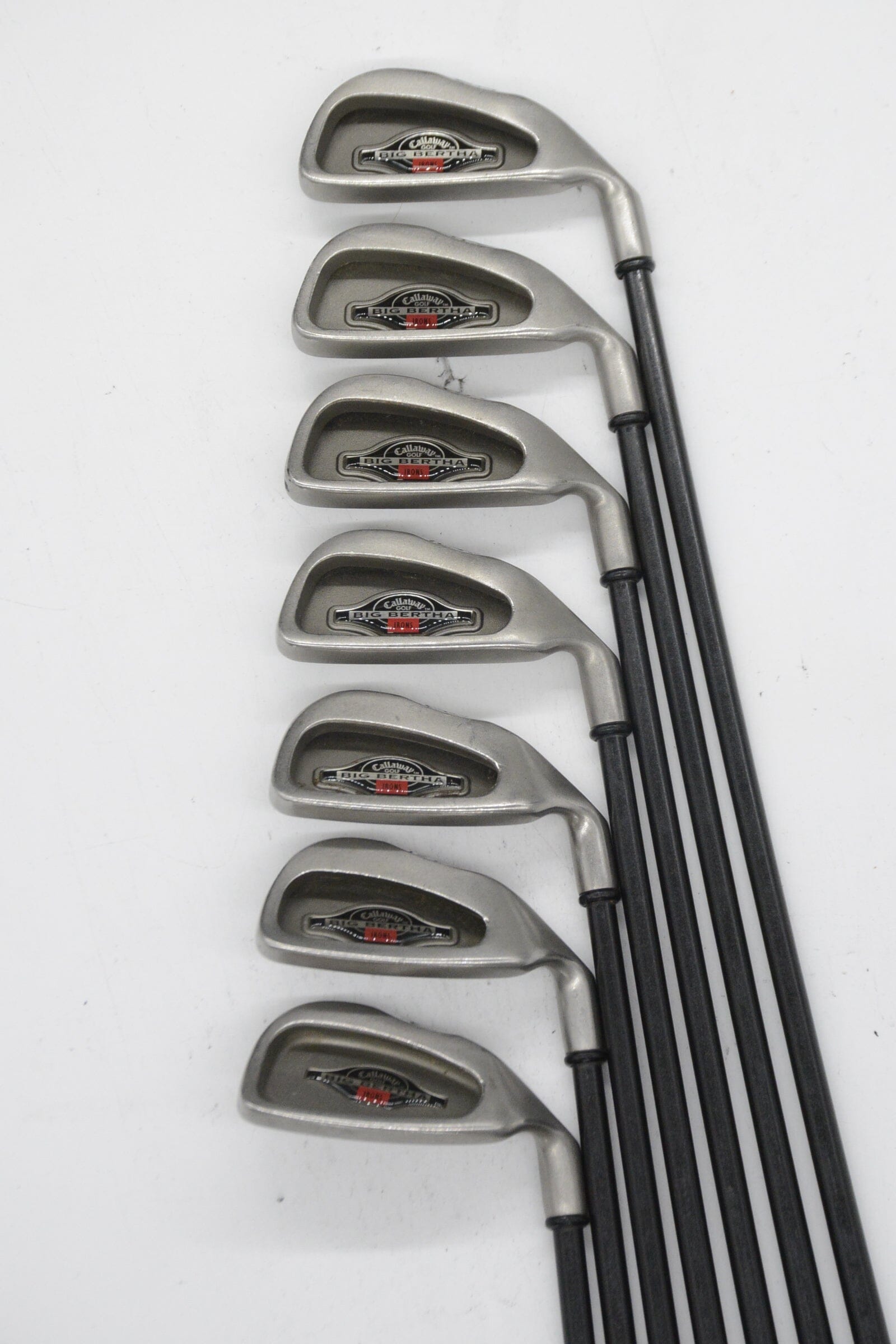 Callaway Big Bertha 1994 3-6, 8-PW Iron Set S Flex -1.25" Golf Clubs GolfRoots 