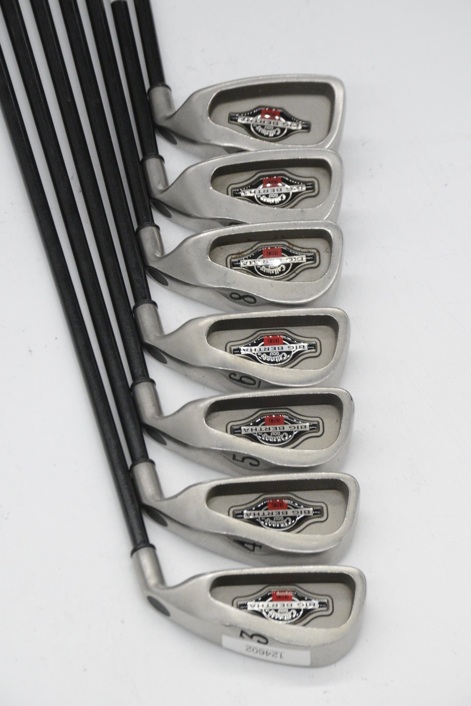 Callaway Big Bertha 1994 3-6, 8-PW Iron Set S Flex -1.25" Golf Clubs GolfRoots 