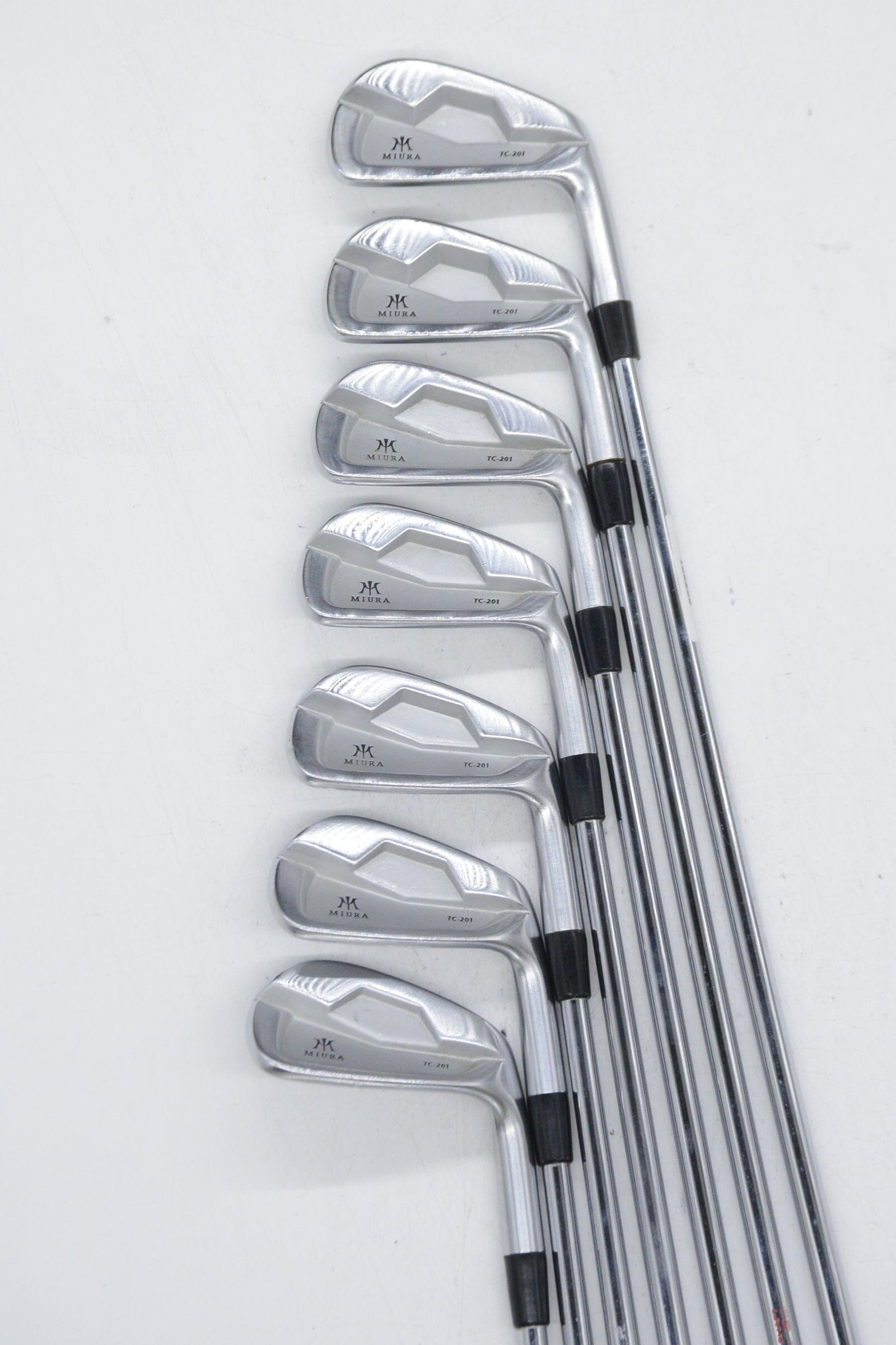 Miura TC-201 4-PW Iron Set S Flex +0.75" Golf Clubs GolfRoots 