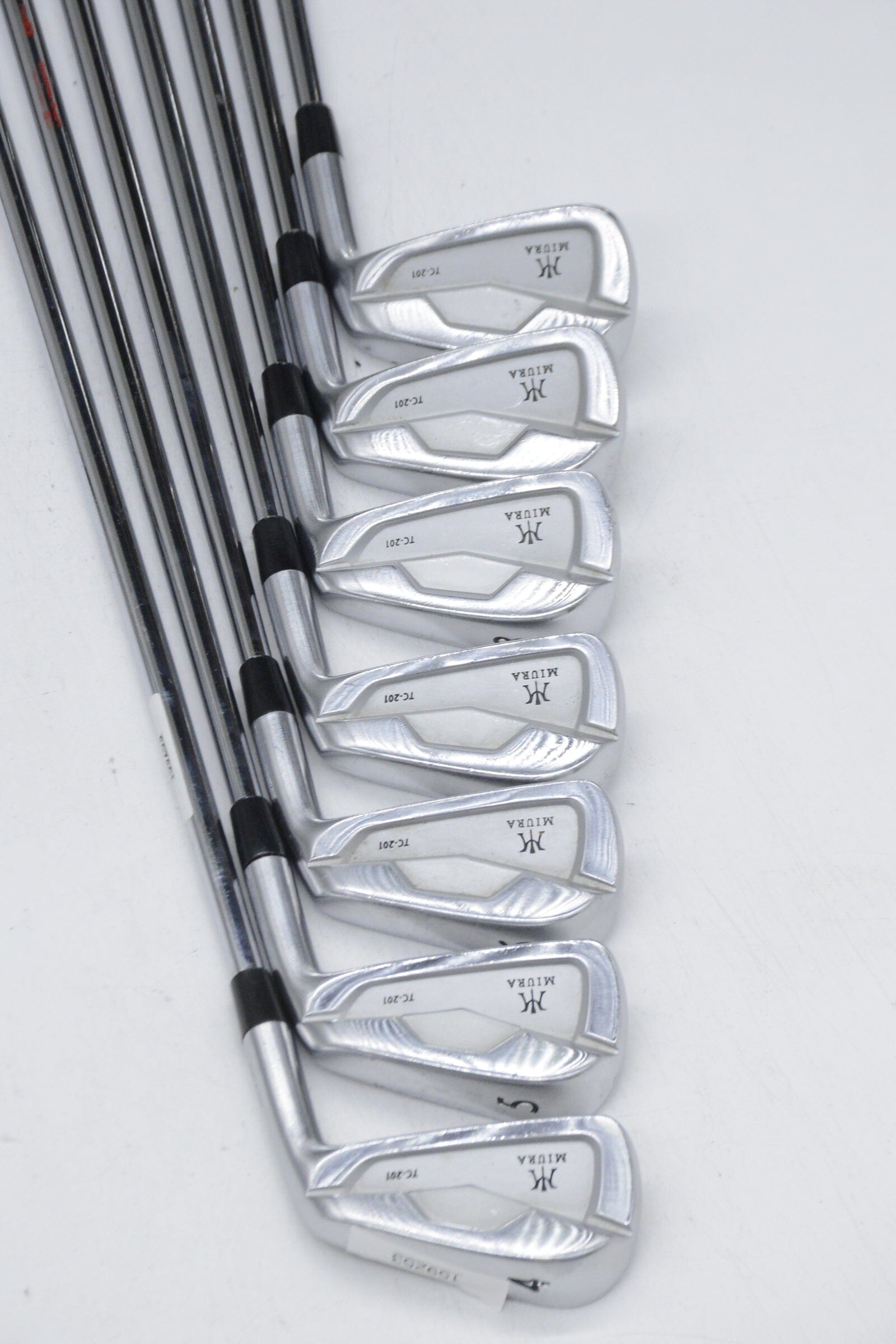 Miura TC-201 4-PW Iron Set S Flex +0.75" Golf Clubs GolfRoots 