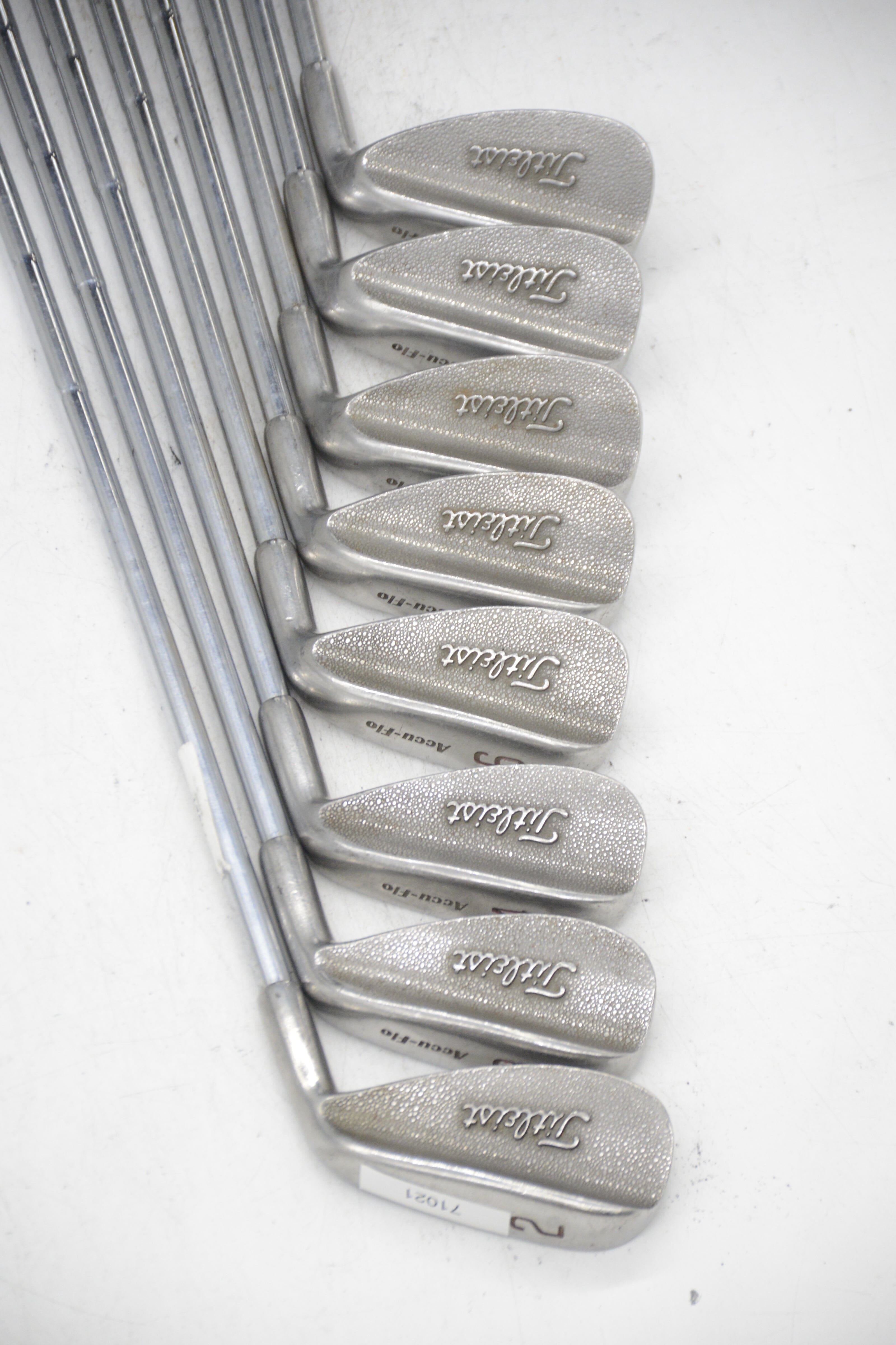 Titleist Accu-Flo 2-4, 6-PW Iron Set S Flex -0.5" Golf Clubs GolfRoots 