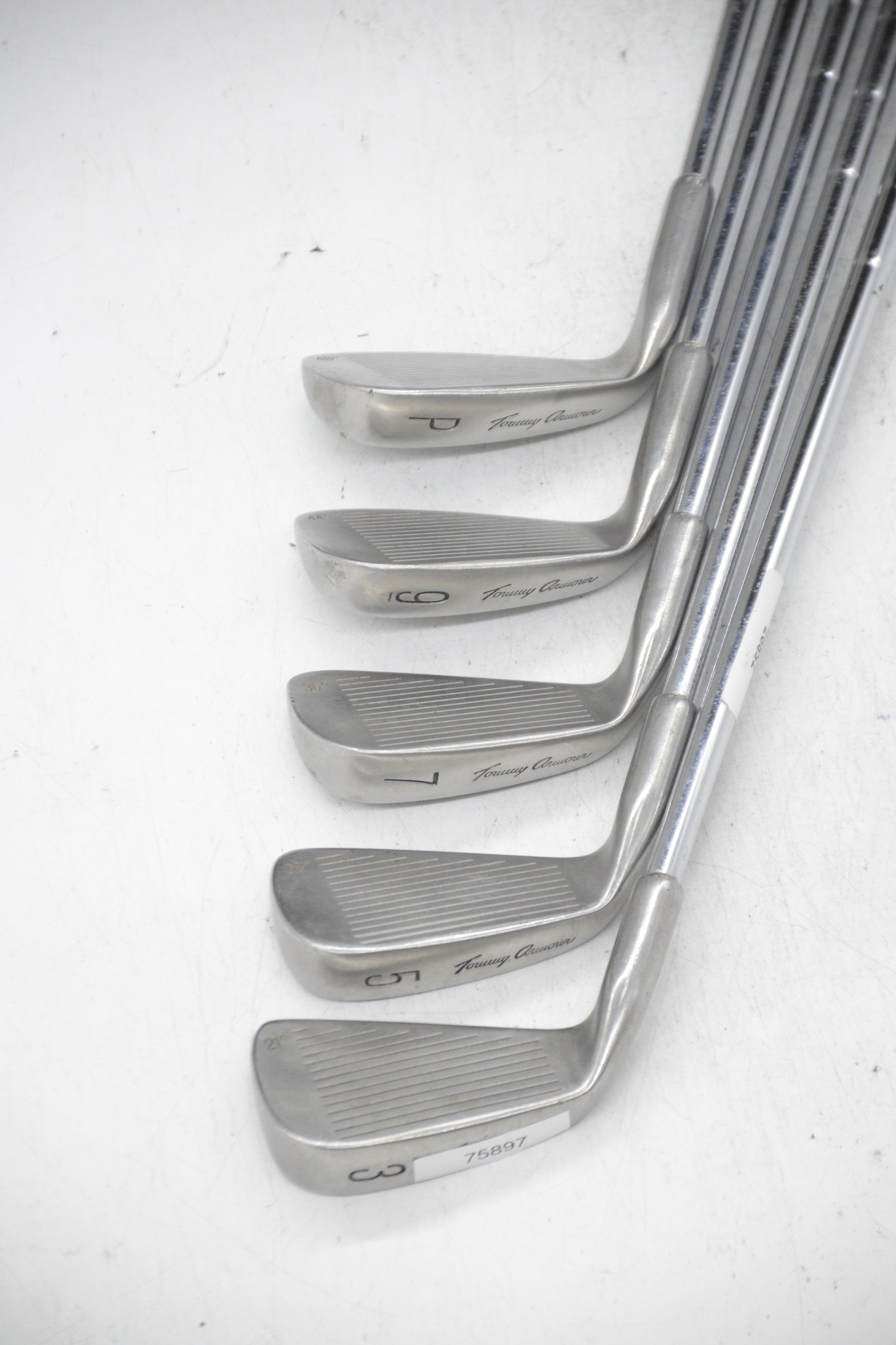 Tommy Armour 845S Silver Scot 3, 5, 7, 9, PW Iron Set S Flex +0.25" Golf Clubs GolfRoots 