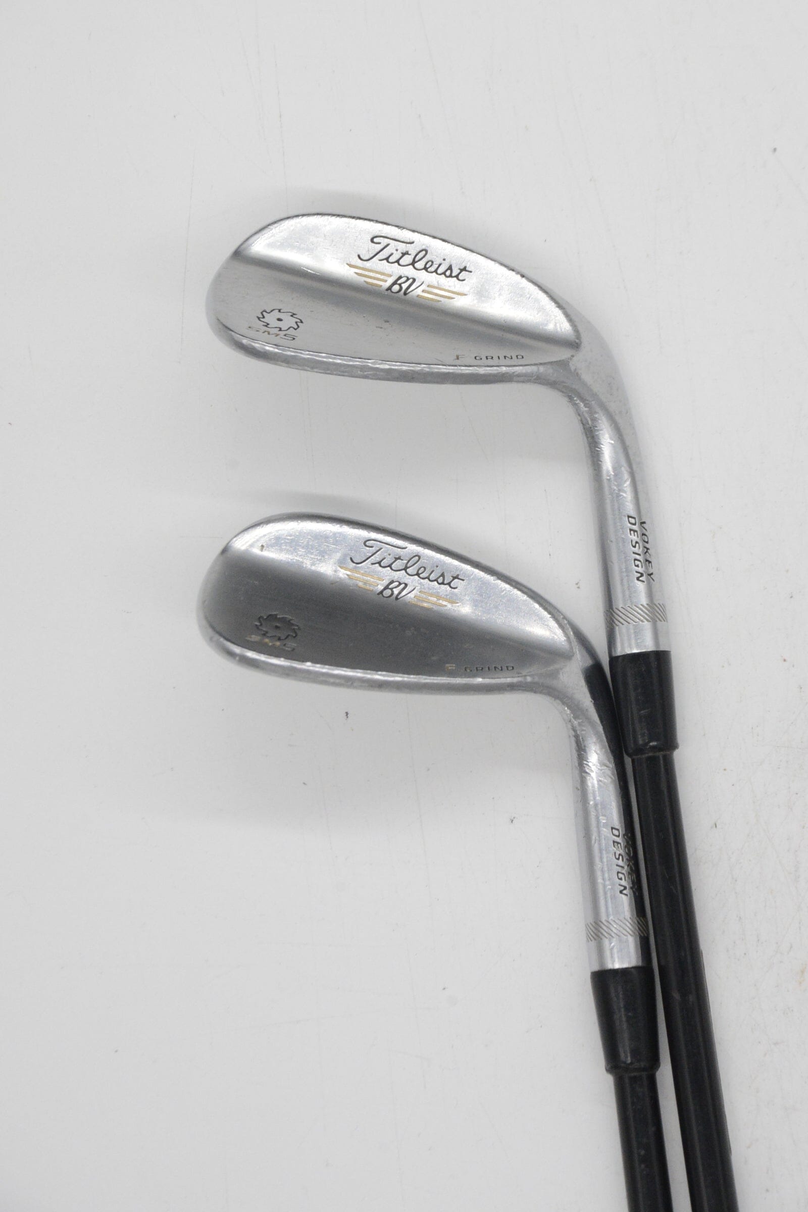 Titleist Vokey SM5 Tour Chrome 52 & 56 Degree Wedge Set SR Flex Golf Clubs GolfRoots 