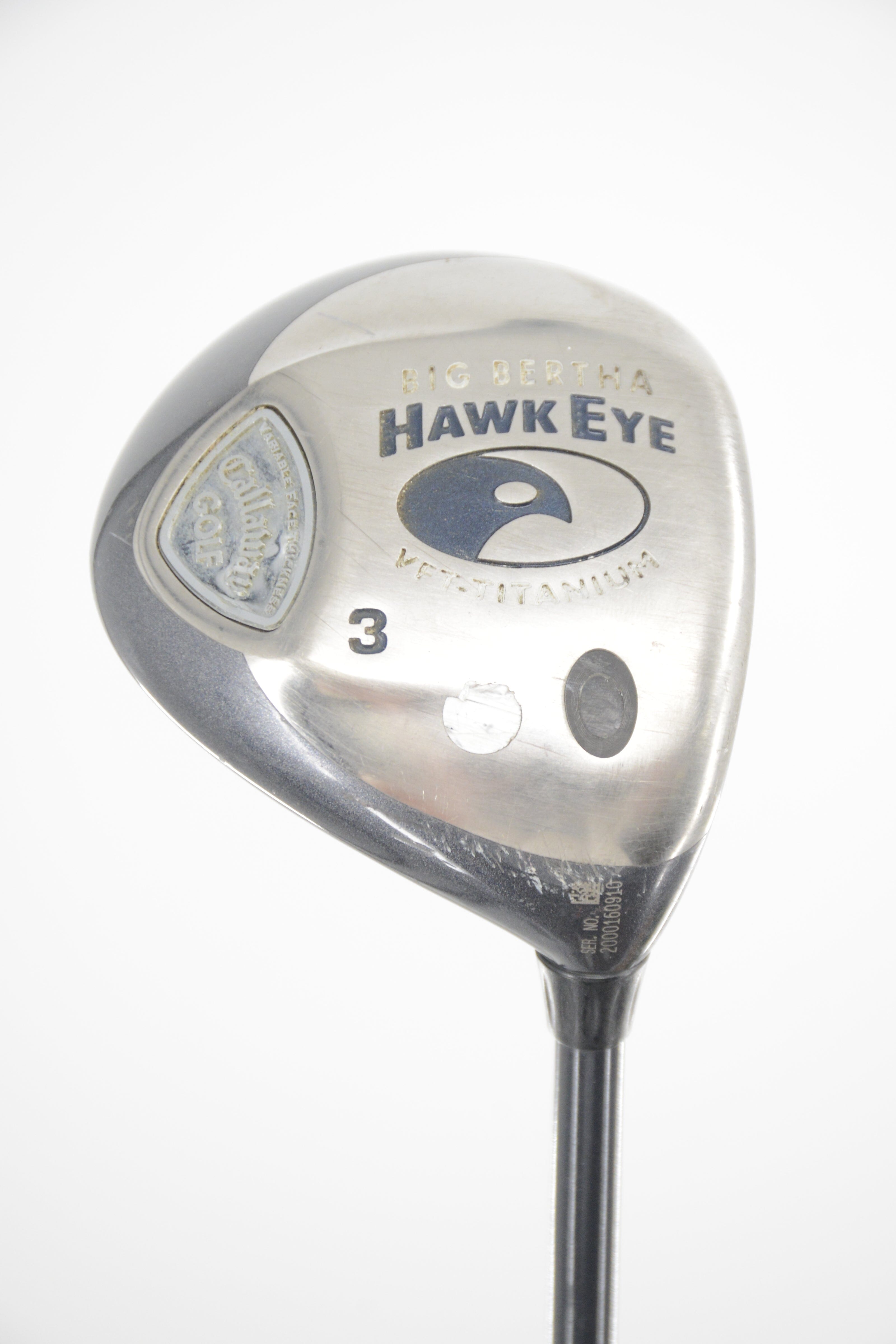 Callaway Hawk Eye VFT Titanium 3 Wood S Flex 43.25" Golf Clubs GolfRoots 