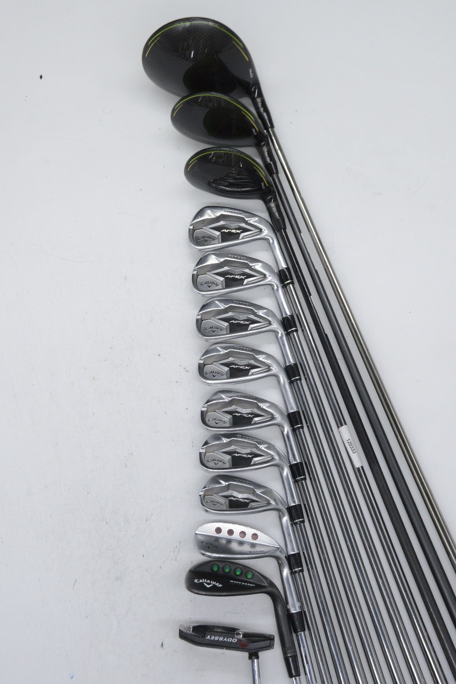 Callaway Apex 19 Mixed Full Set S Flex -0.5" Golf Clubs GolfRoots 