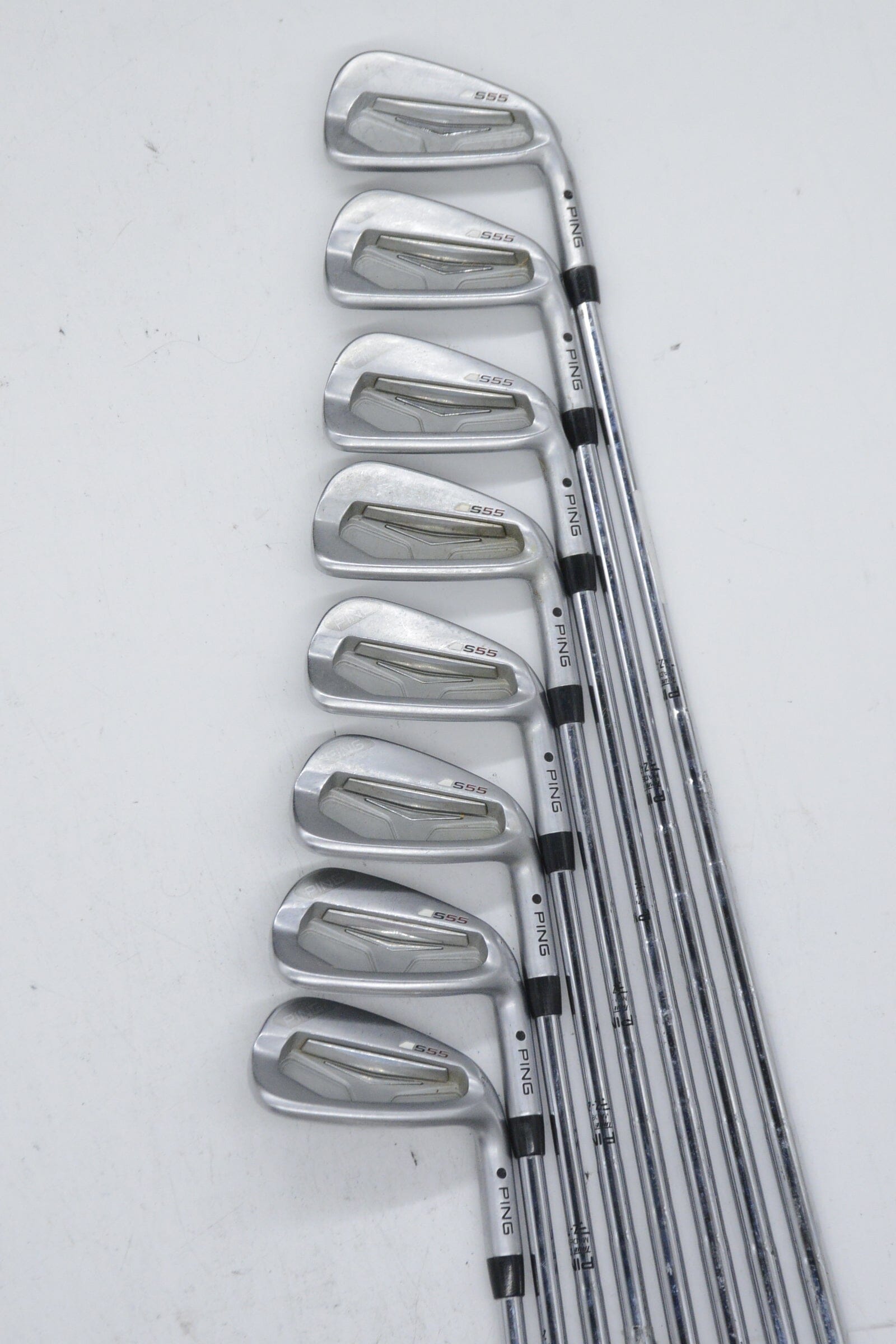 Ping S55 3-PW Iron Set S Flex Std Length Golf Clubs GolfRoots 