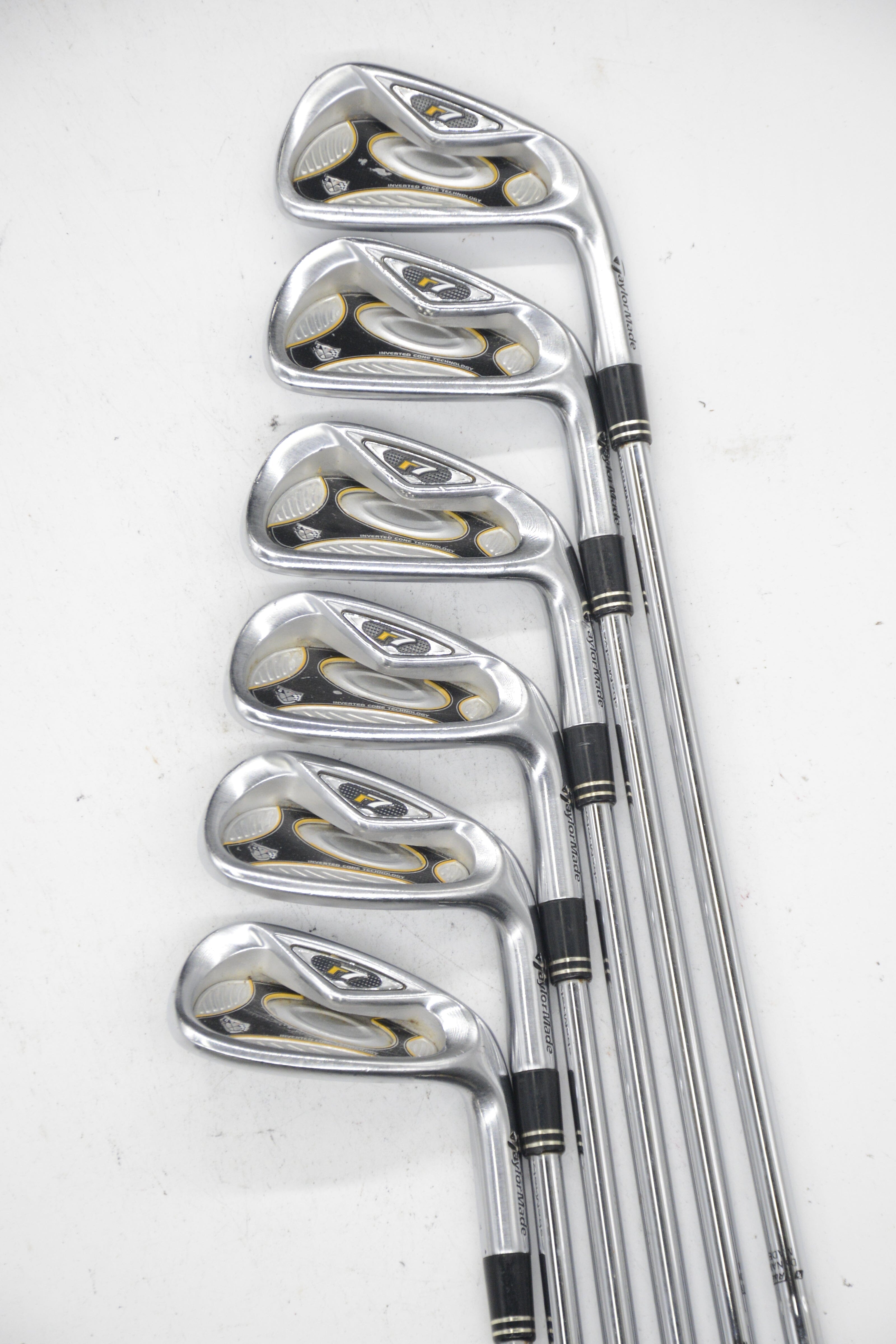 TaylorMade R7 CGB Max 3, 5-6, 8-PW Iron Set S Flex Std Length Golf Clubs GolfRoots 