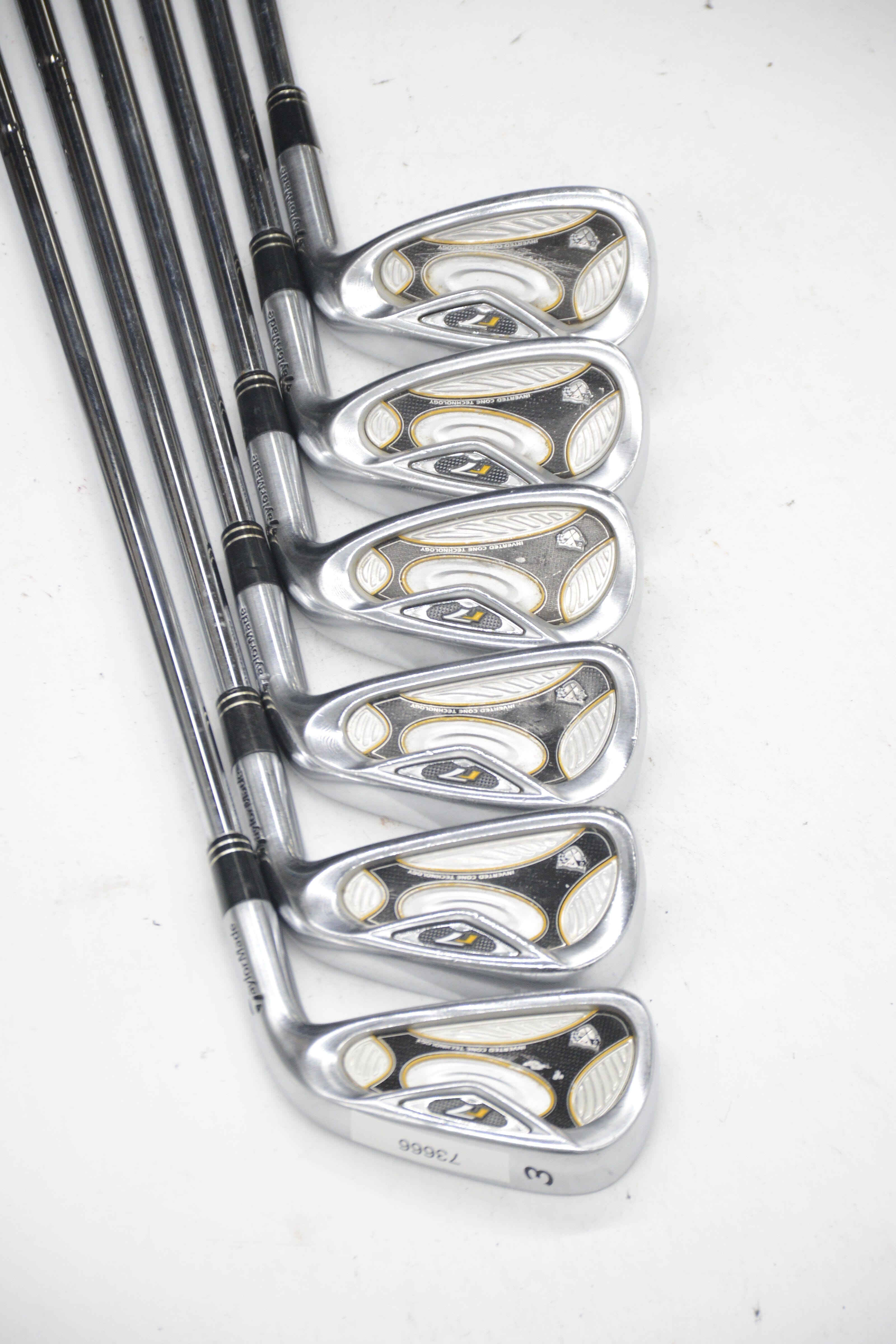 TaylorMade R7 CGB Max 3, 5-6, 8-PW Iron Set S Flex Std Length Golf Clubs GolfRoots 