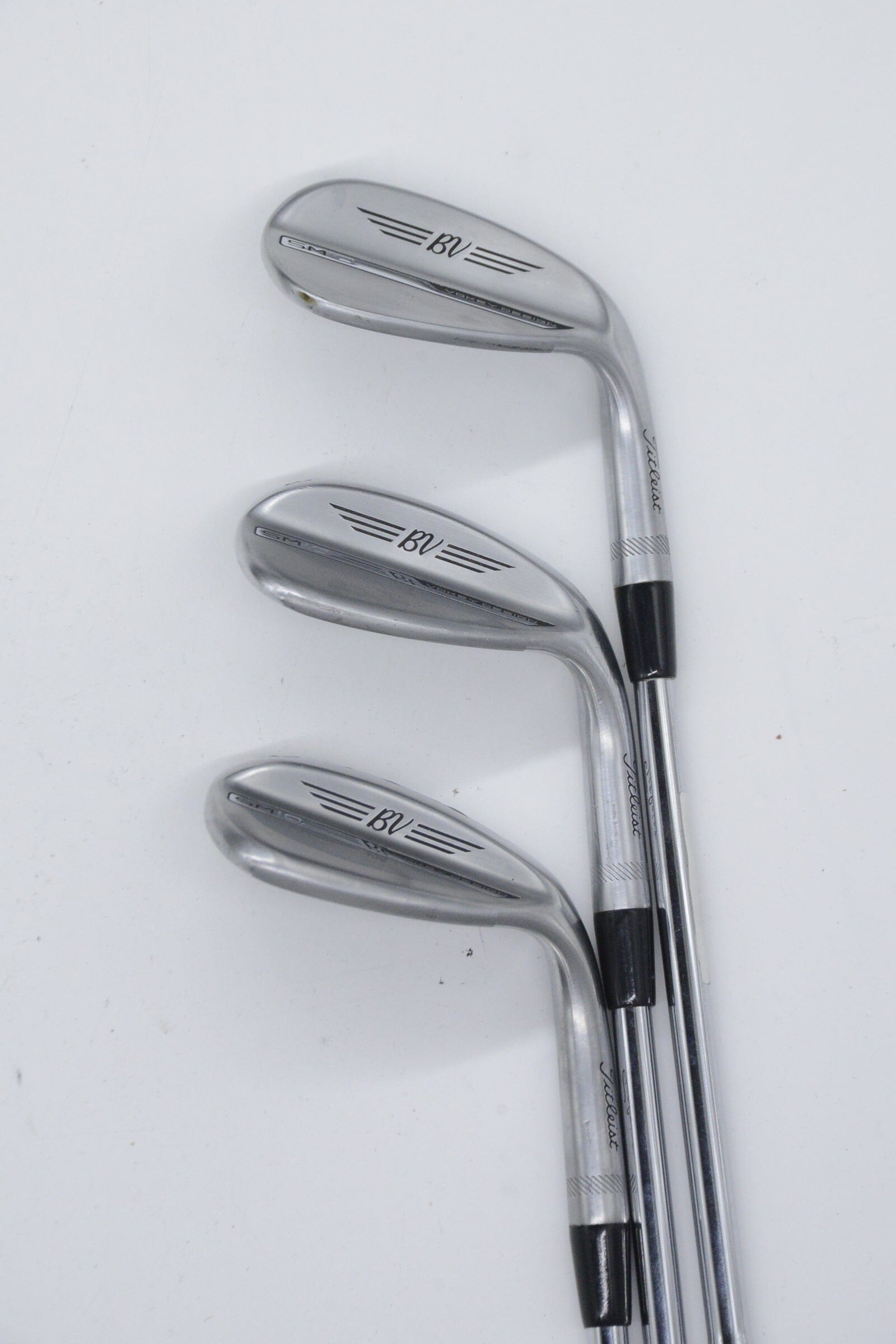 Titleist Vokey SM10 Tour Chrome 52, 56, 60 Degree Wedge Set Wedge Flex Golf Clubs GolfRoots 