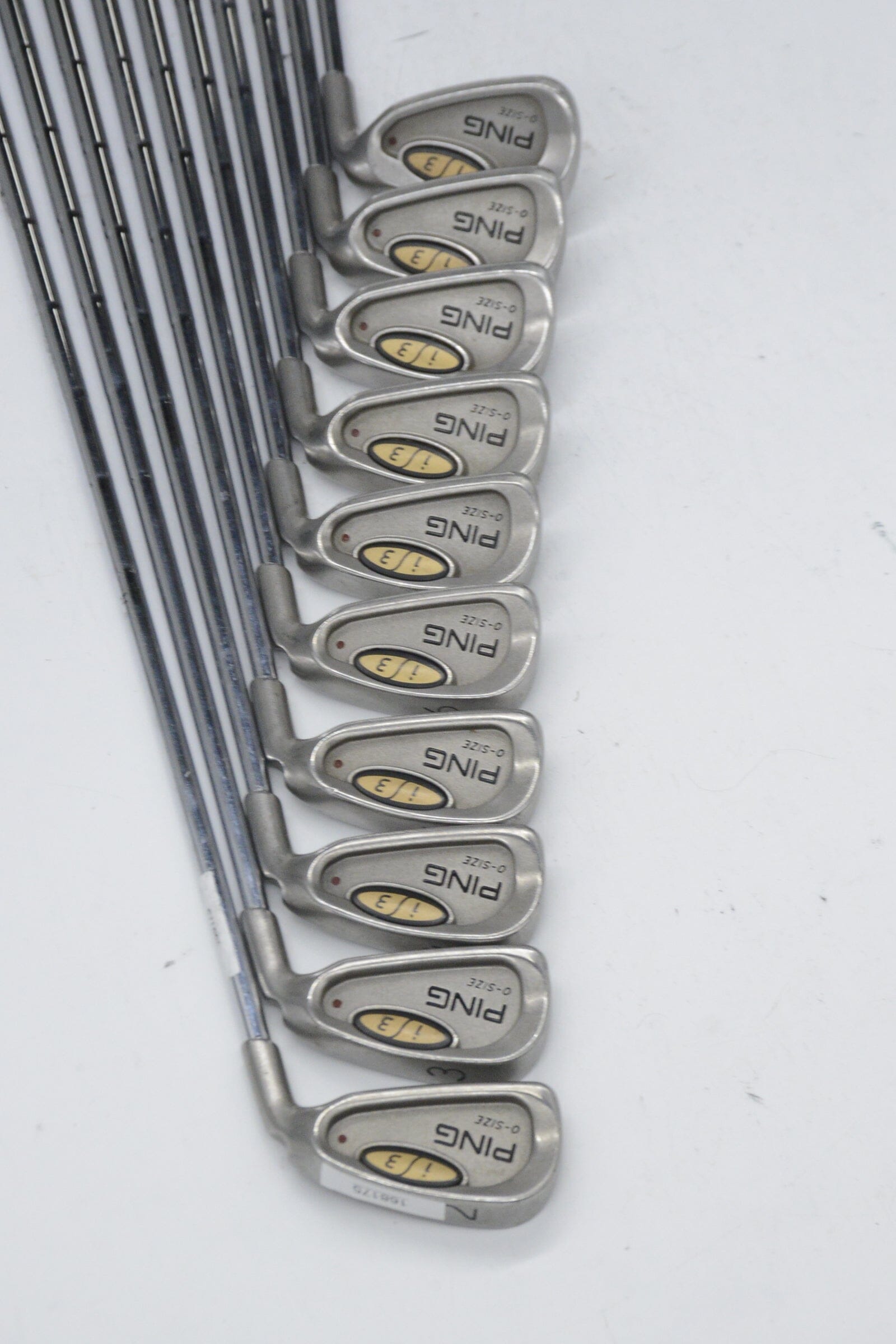 Ping I3 O-Size 2-PW, SW Iron Set S Flex +1.25" Golf Clubs GolfRoots 