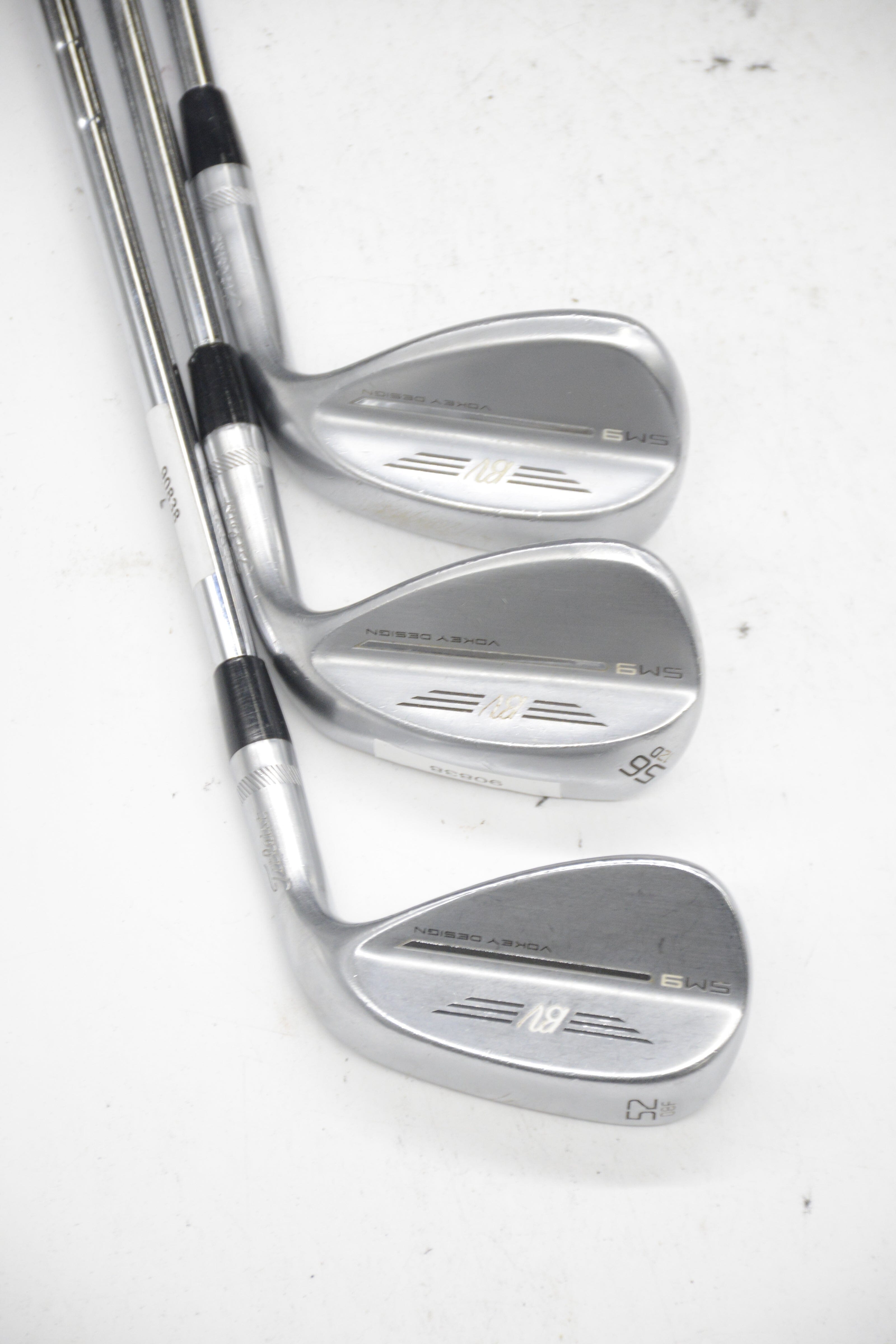 Titleist Vokey SM9 Tour Chrome 52, 56, 60 Degree Wedge Set R Flex Golf Clubs GolfRoots 