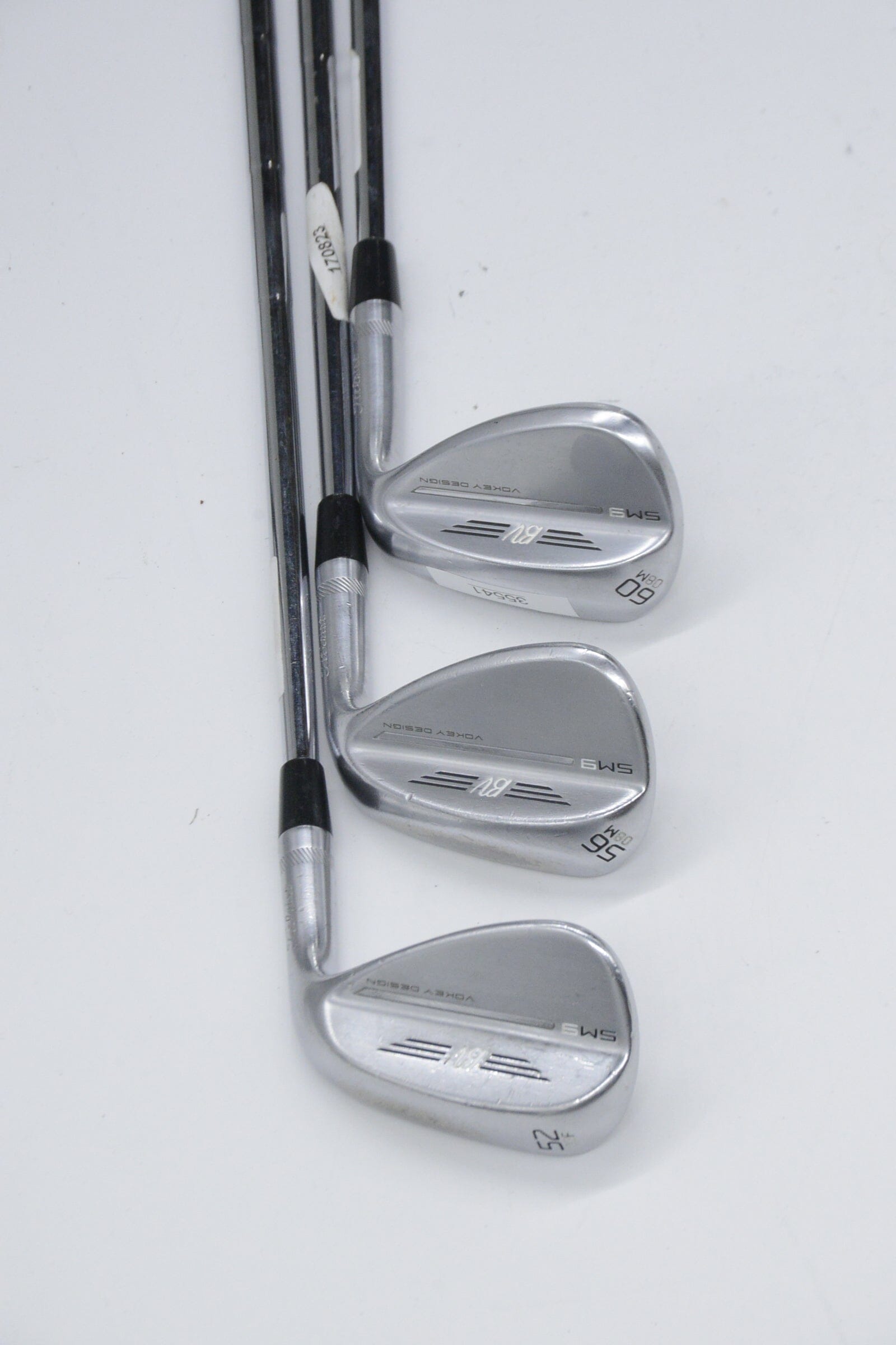 Titleist Vokey SM9 Tour Chrome 52, 56, 60 Degree Wedge Set Wedge Flex Golf Clubs GolfRoots 